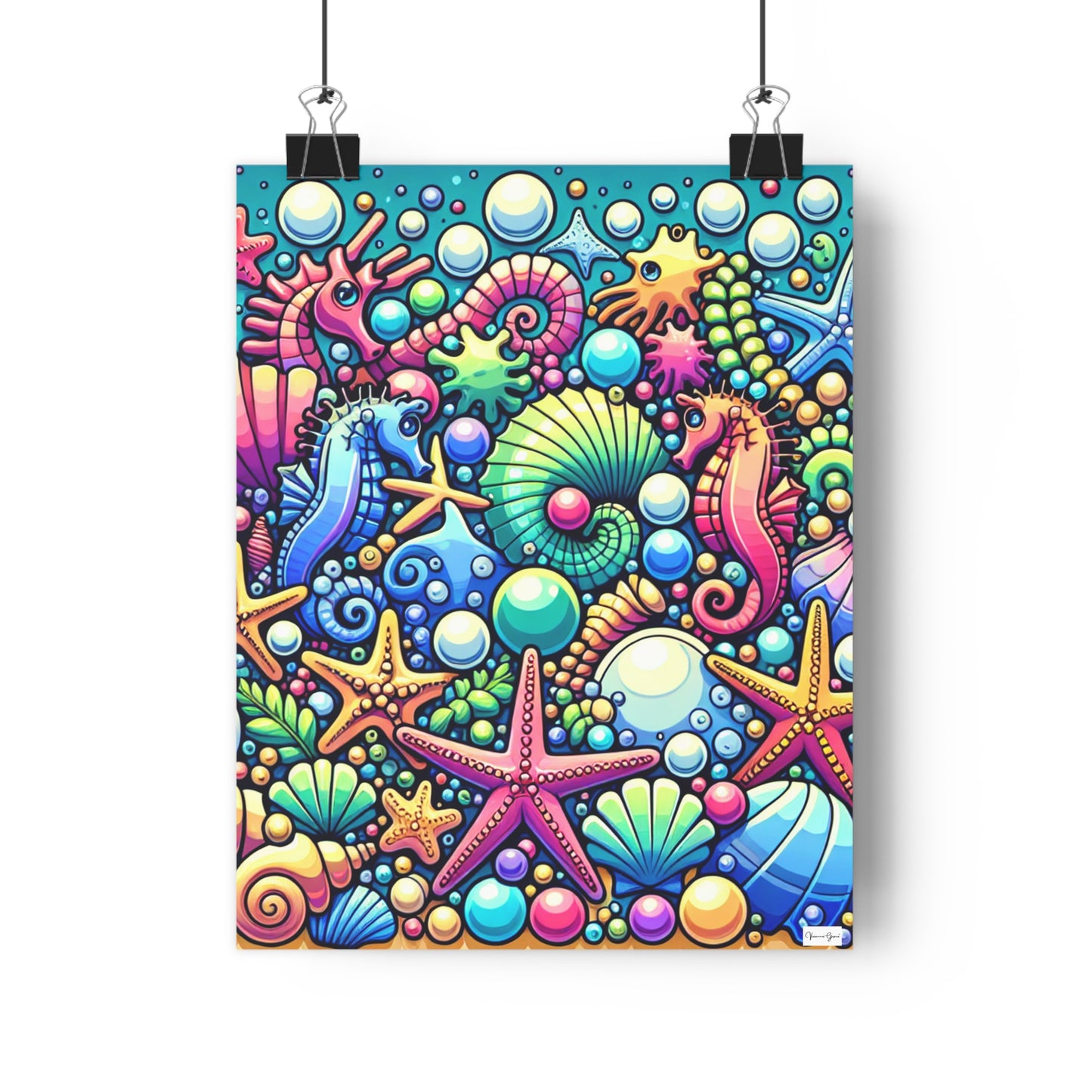 Giclée Art Print - BEACH BAUBLES