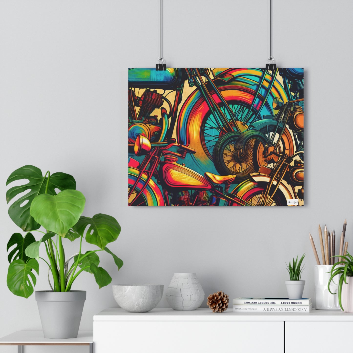 Giclée Art Print - Motorcycles - Vivienne Grace