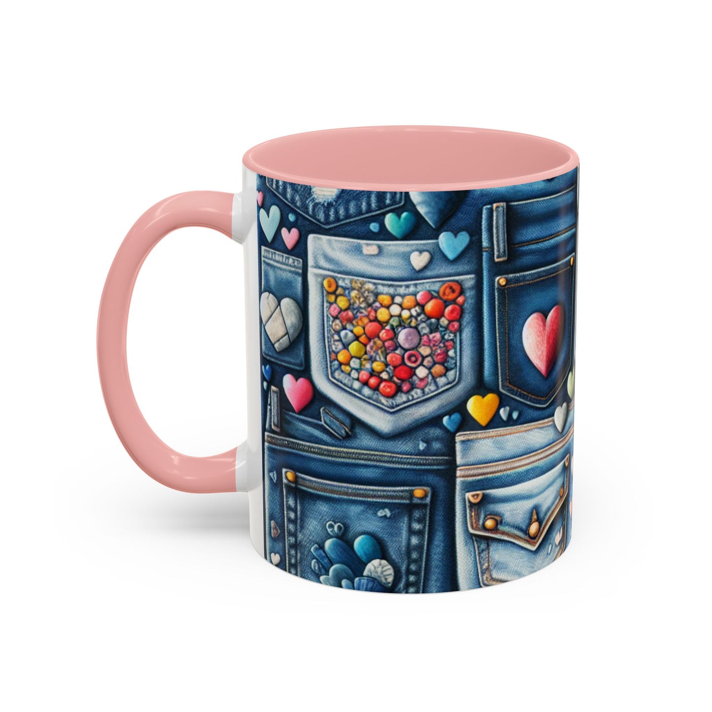 Accent Coffee Mug - BLUE JEANS - Vivienne Grace