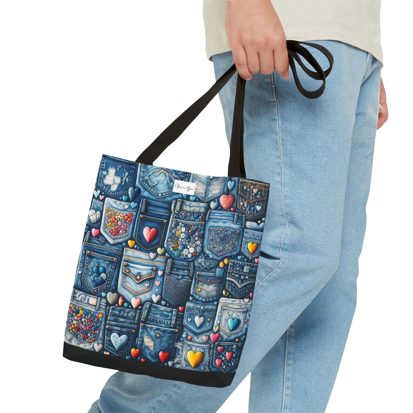 Tote Bag - BLUE JEANS - Vivienne Grace
