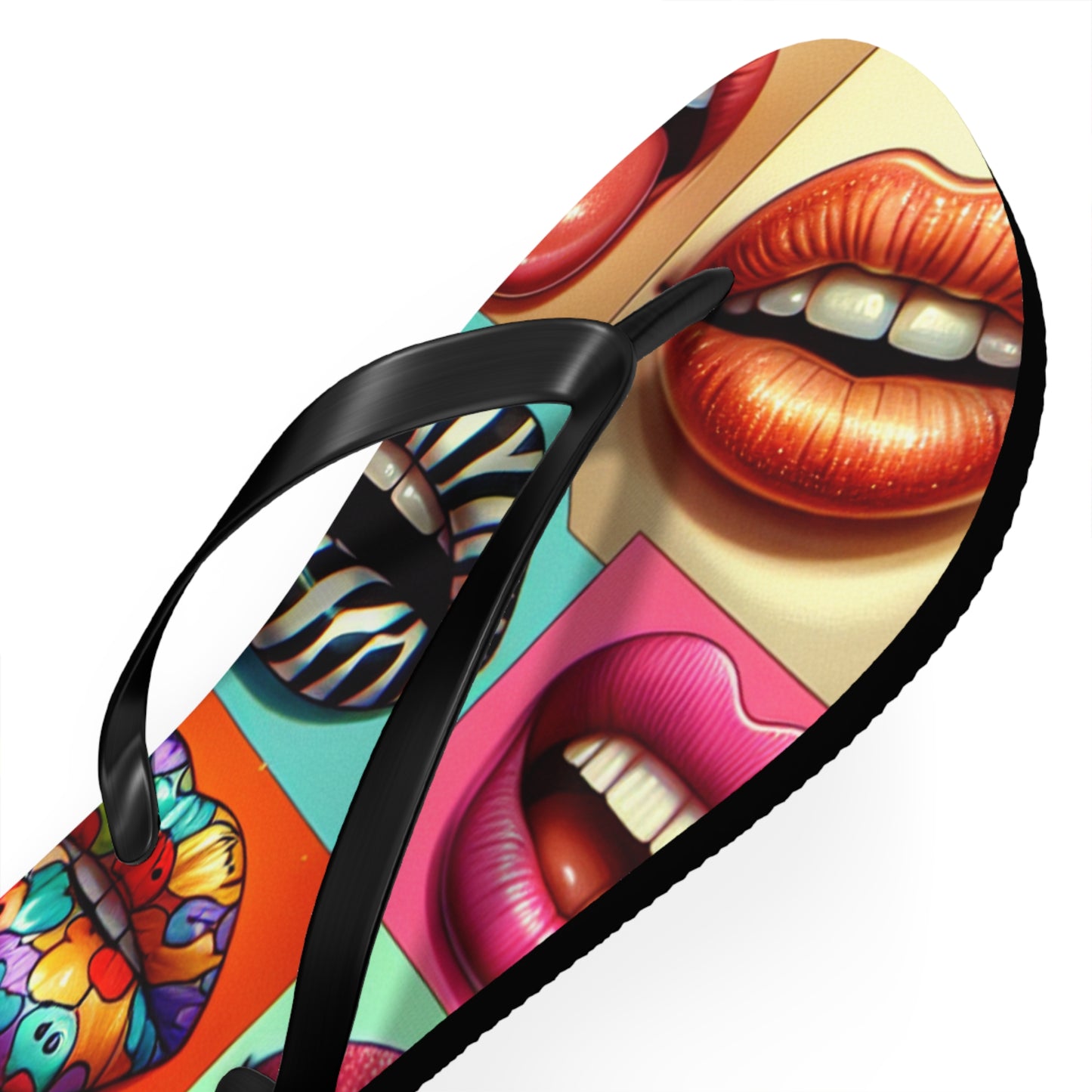 Flip Flops - LIPS - Vivienne Grace