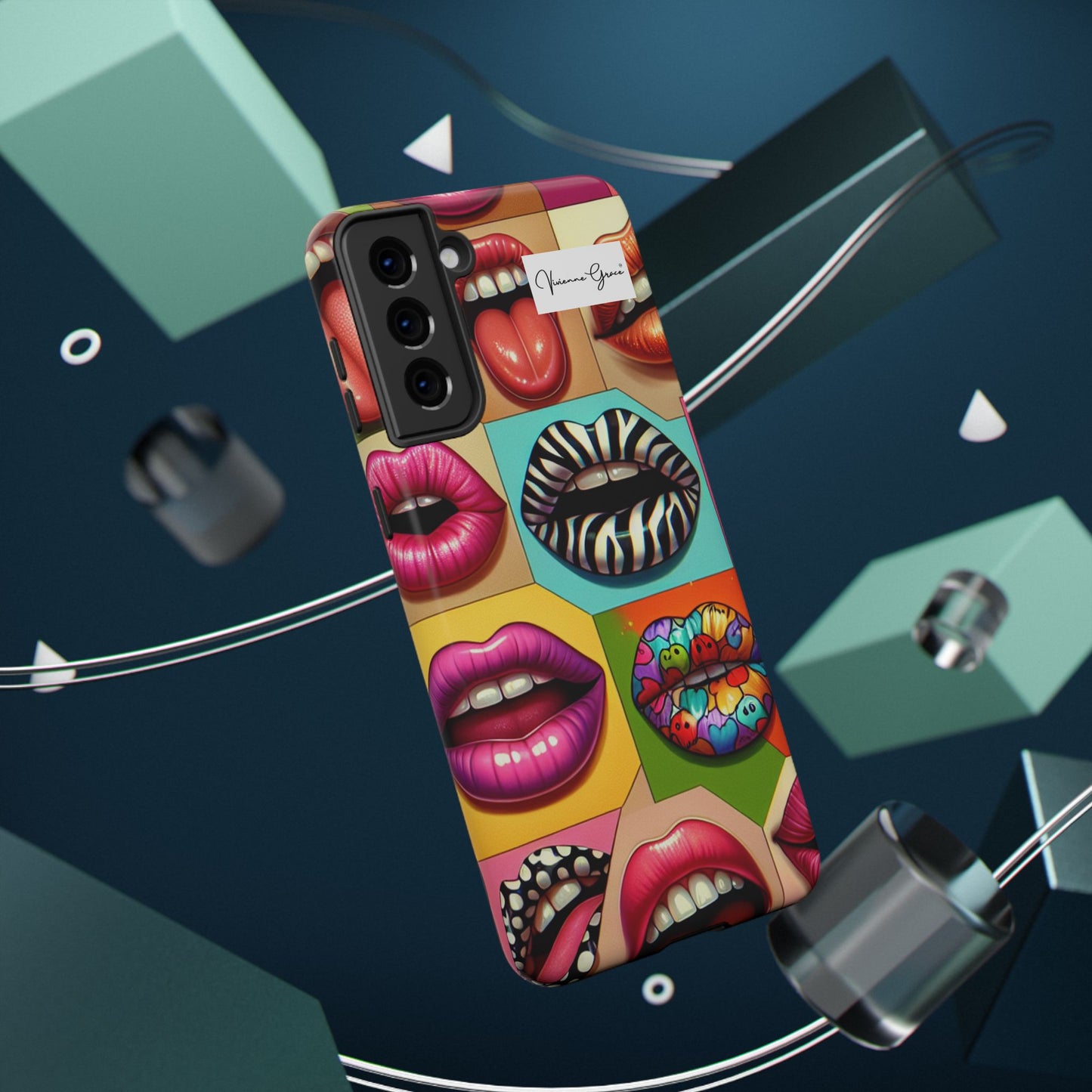 Samsung Galaxy - Impact-Resistant Case - LIPS - Vivienne Grace