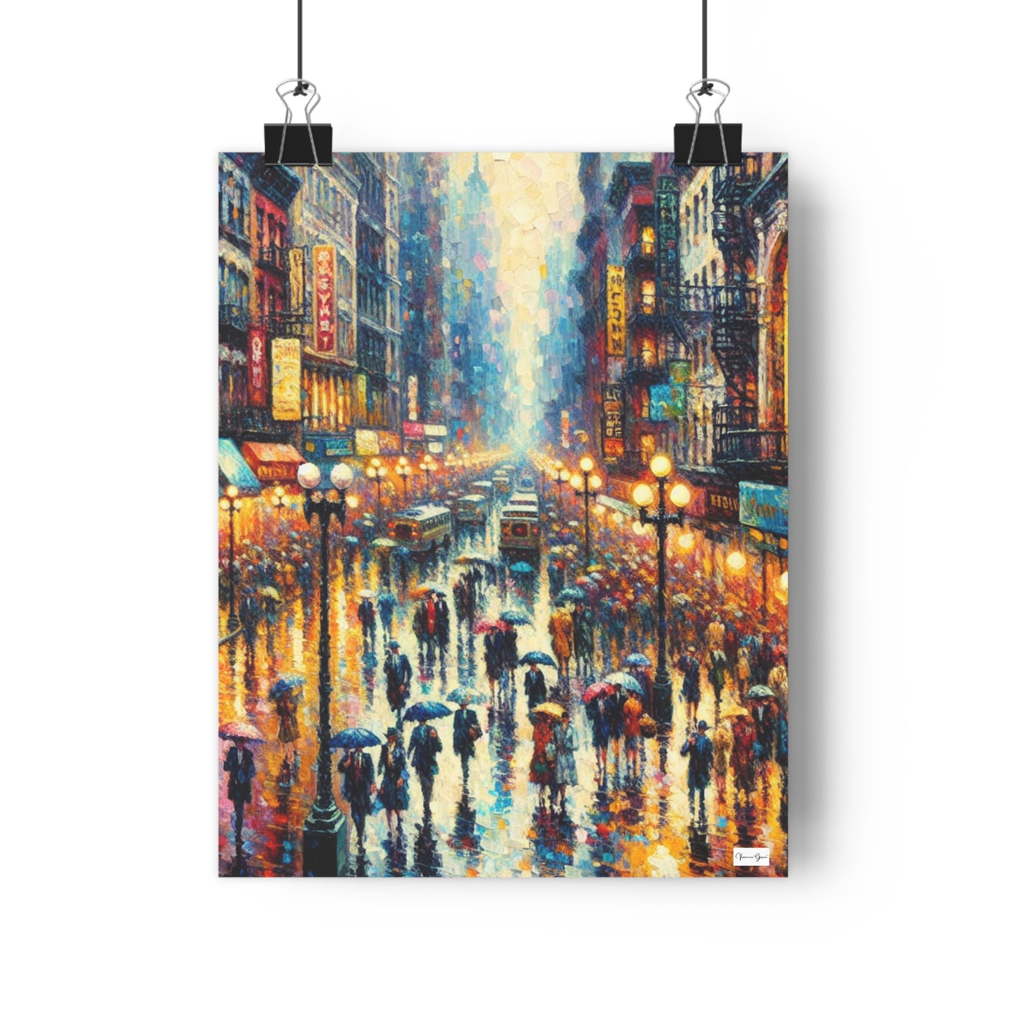 Giclée Art Print - New York Rain - Vivienne Grace
