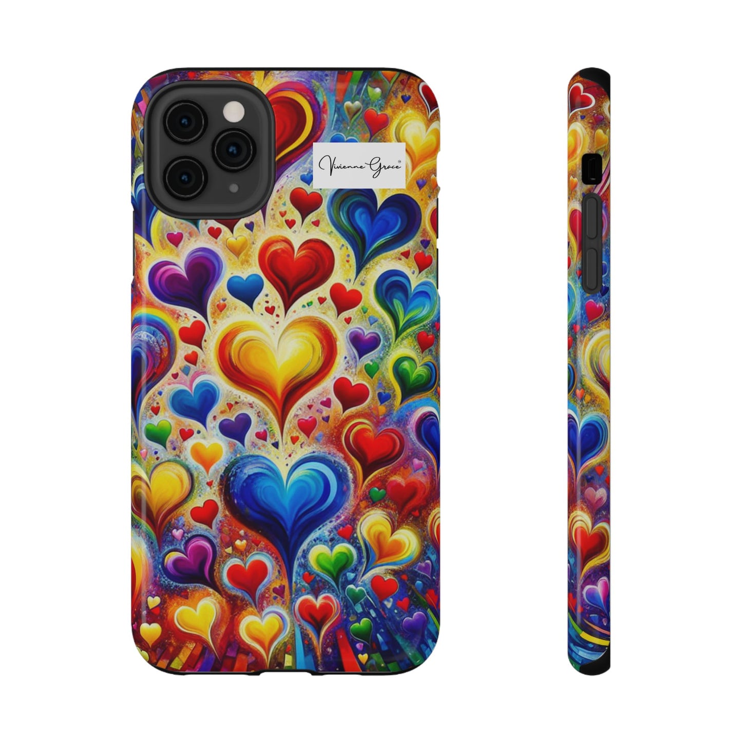 IPhone - Impact-Resistant Case - BRIGHT HEARTS - Vivienne Grace