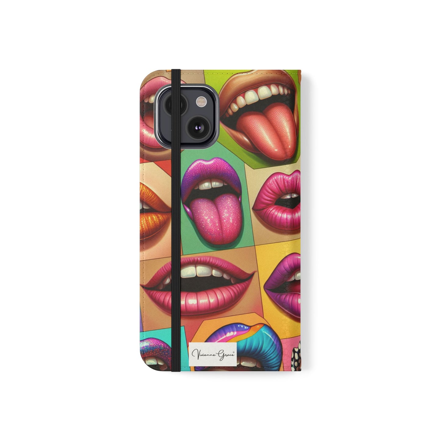 IPhone - Flip Case - LIPS - Vivienne Grace