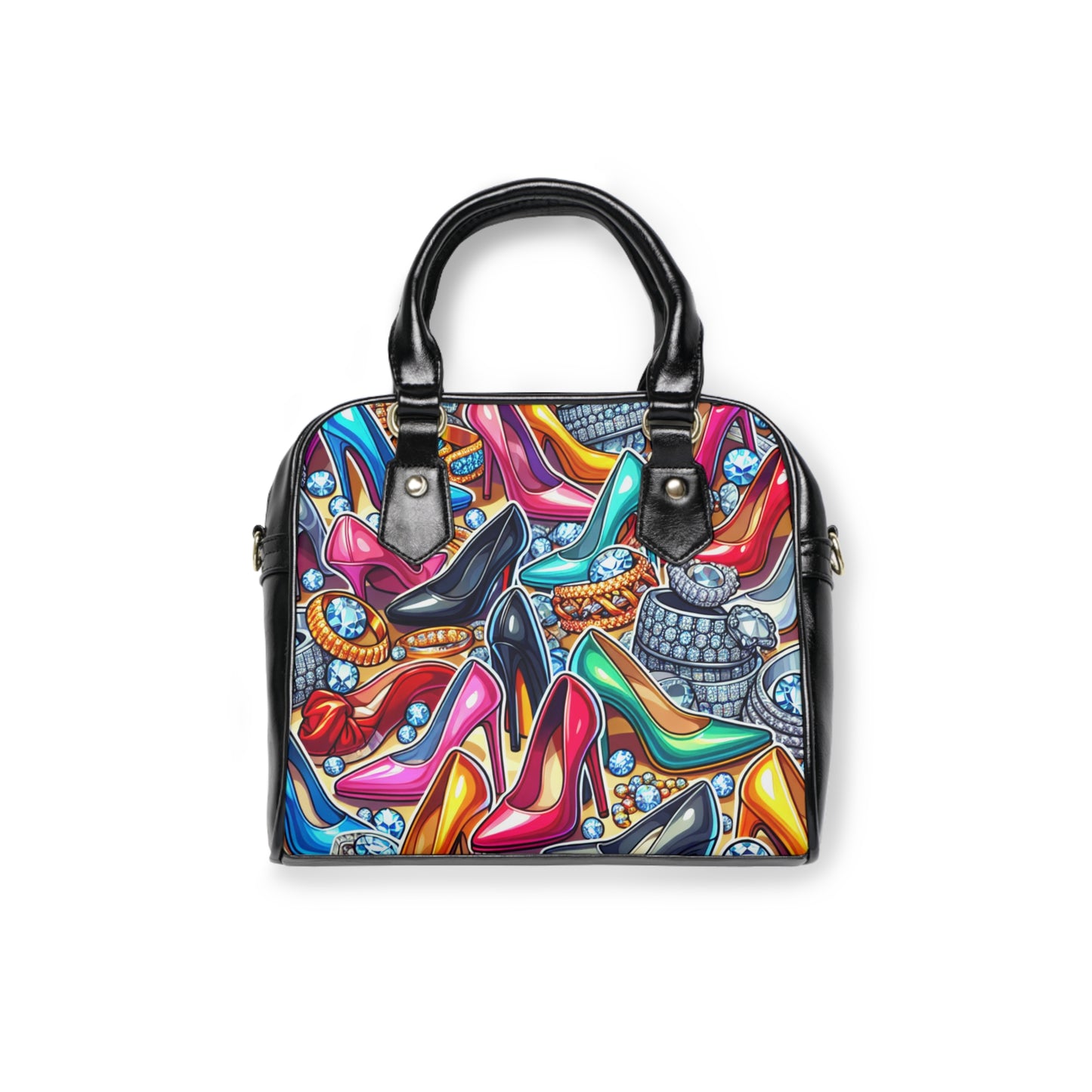 Shoulder Handbag - STILETTO HEELS - Vivienne Grace