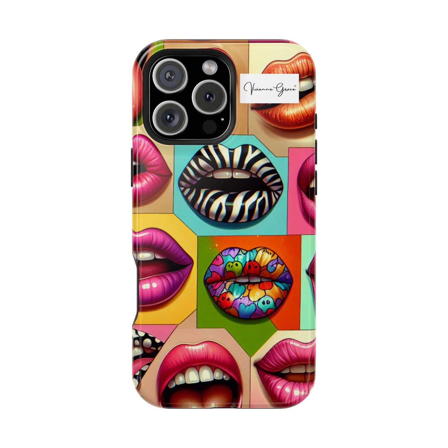 IPhone - Impact-Resistant Case - LIPS - Vivienne Grace