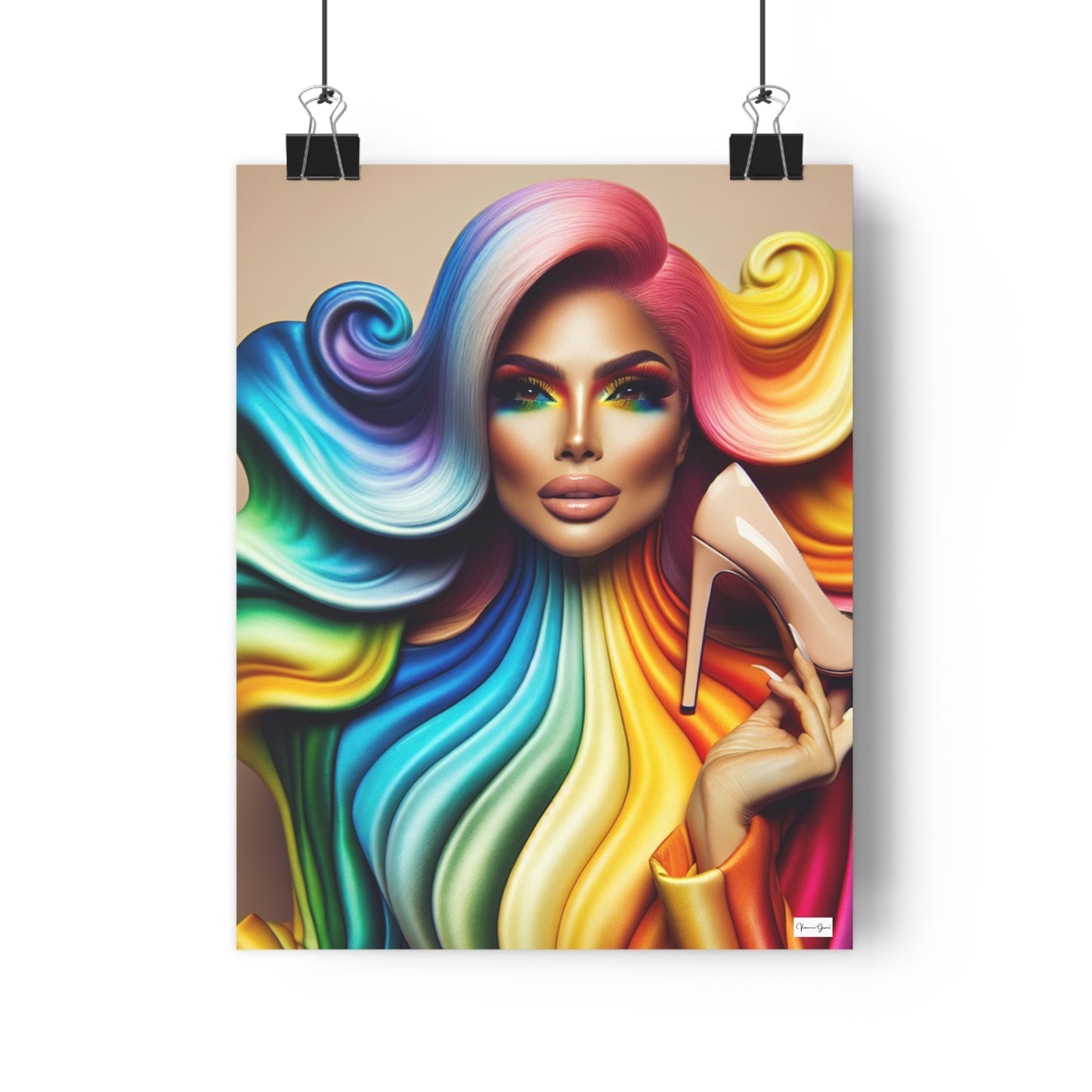 Giclée Art Print - Glamorous - Vivienne Grace