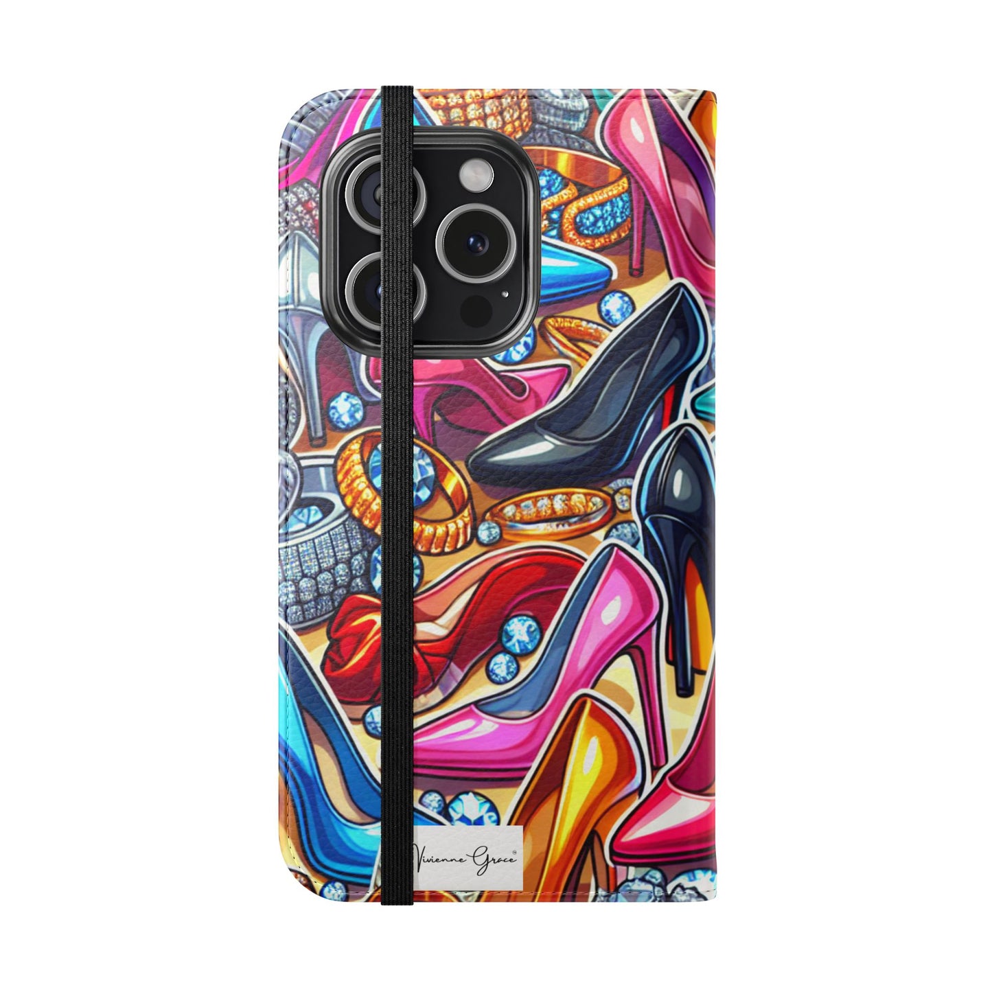 IPhone - Flip Case - STILETTO HEELS - Vivienne Grace