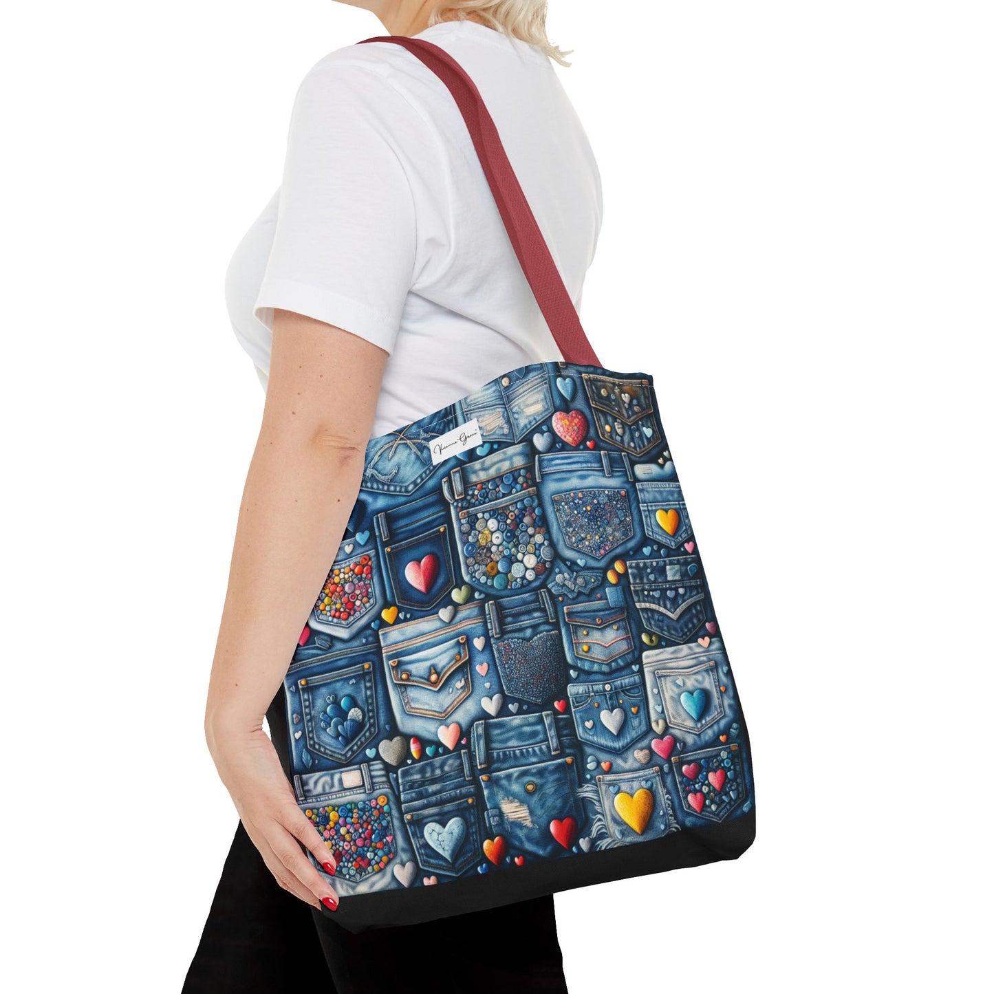 Tote Bag - BLUE JEANS - Vivienne Grace