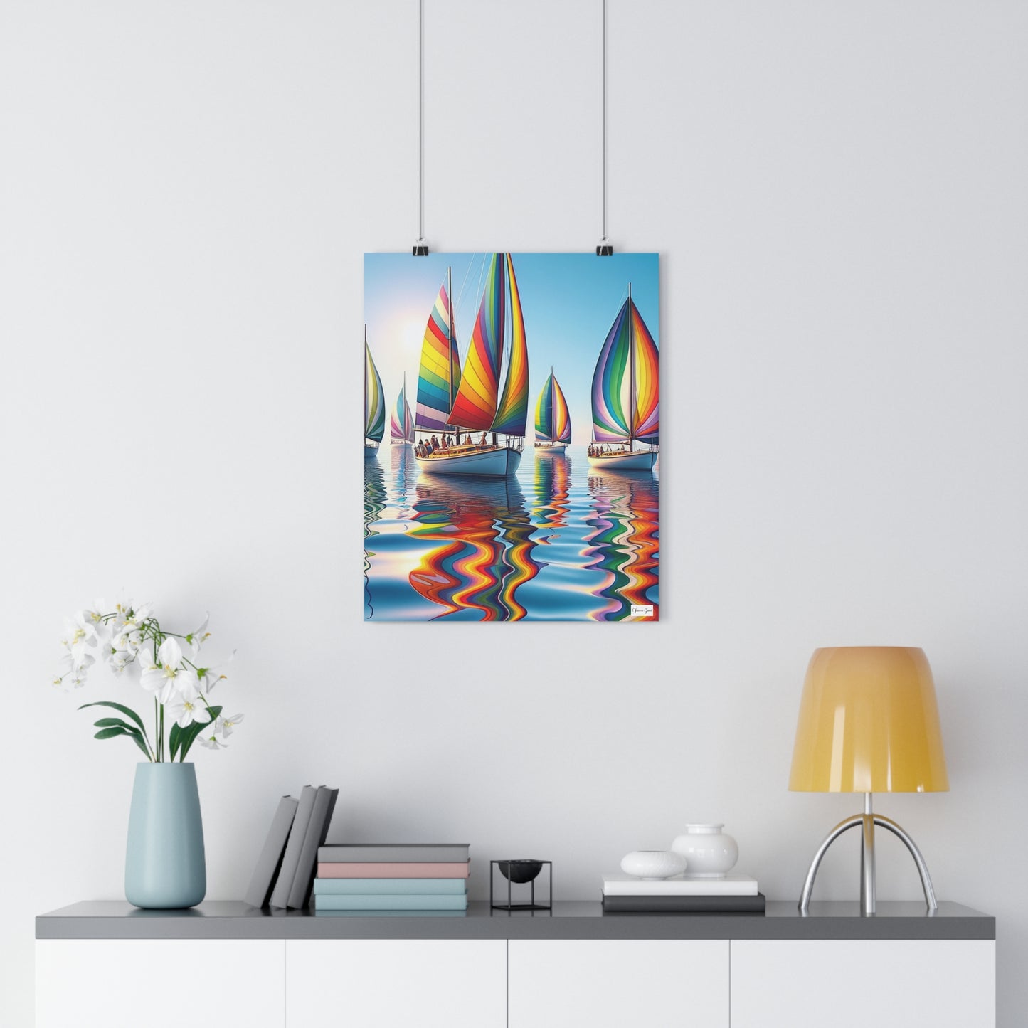 Giclée Art Print - SAILBOATS - Vivienne Grace