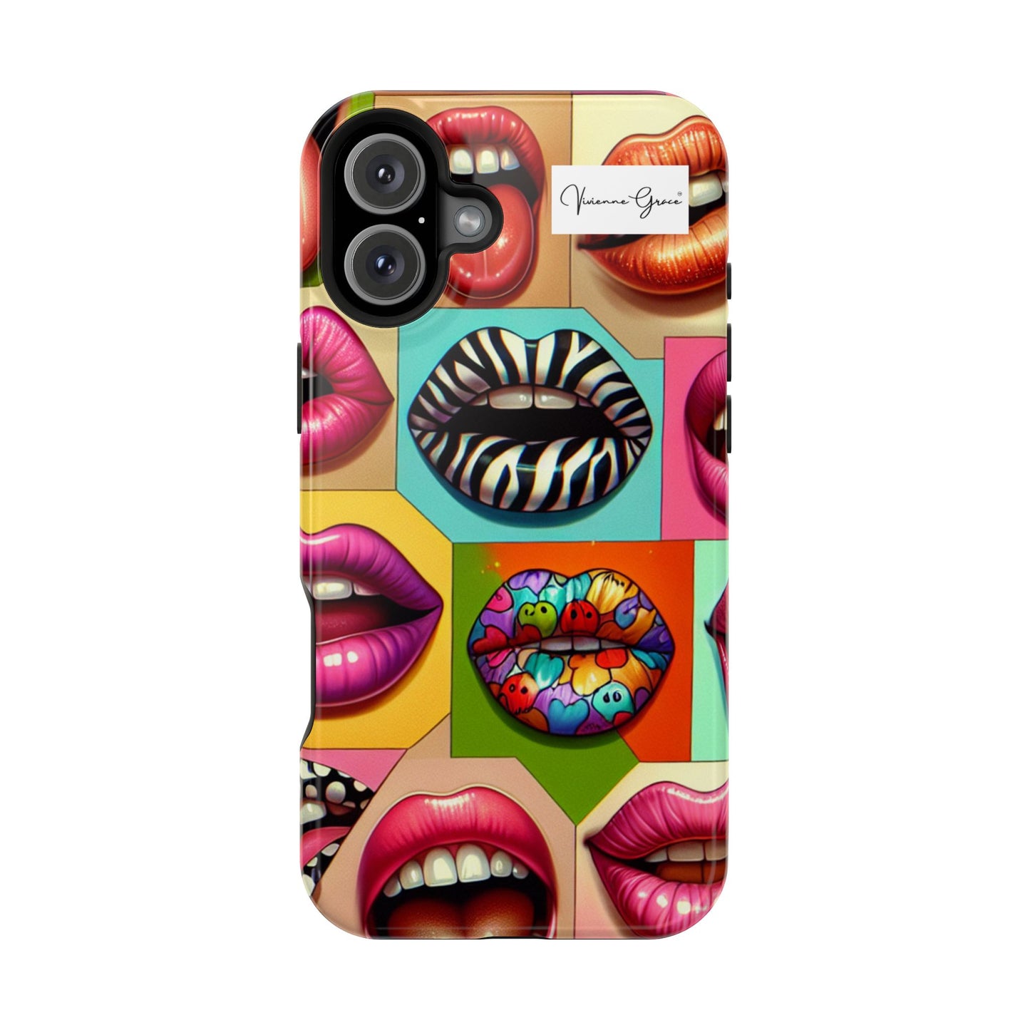 IPhone - Impact-Resistant Case - LIPS - Vivienne Grace