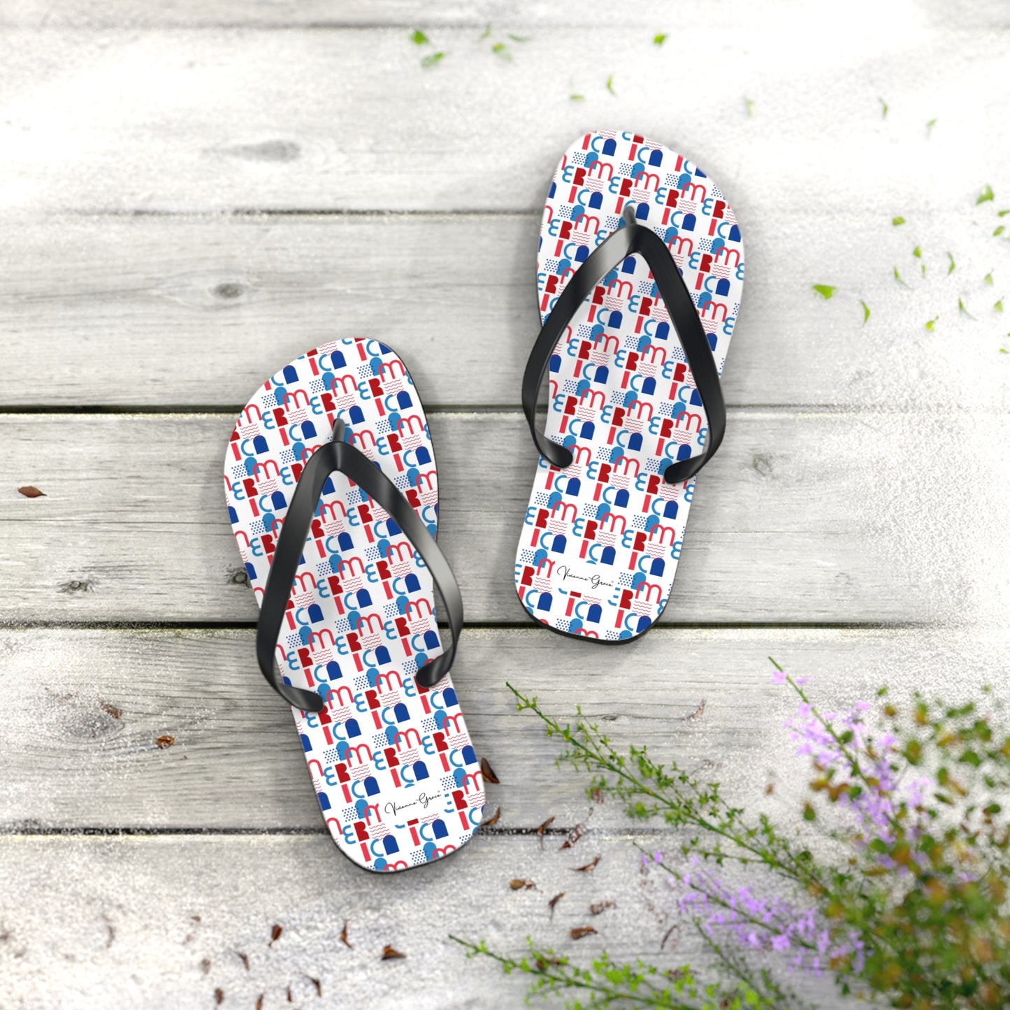 Flip Flops - AMERICA - Vivienne Grace