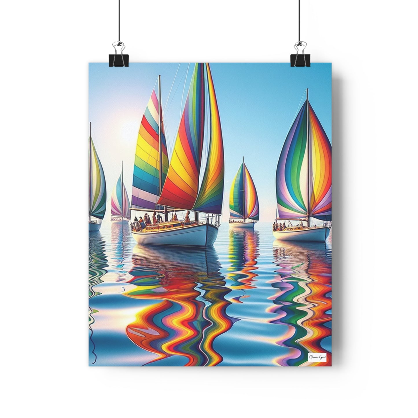 Giclée Art Print - SAILBOATS - Vivienne Grace