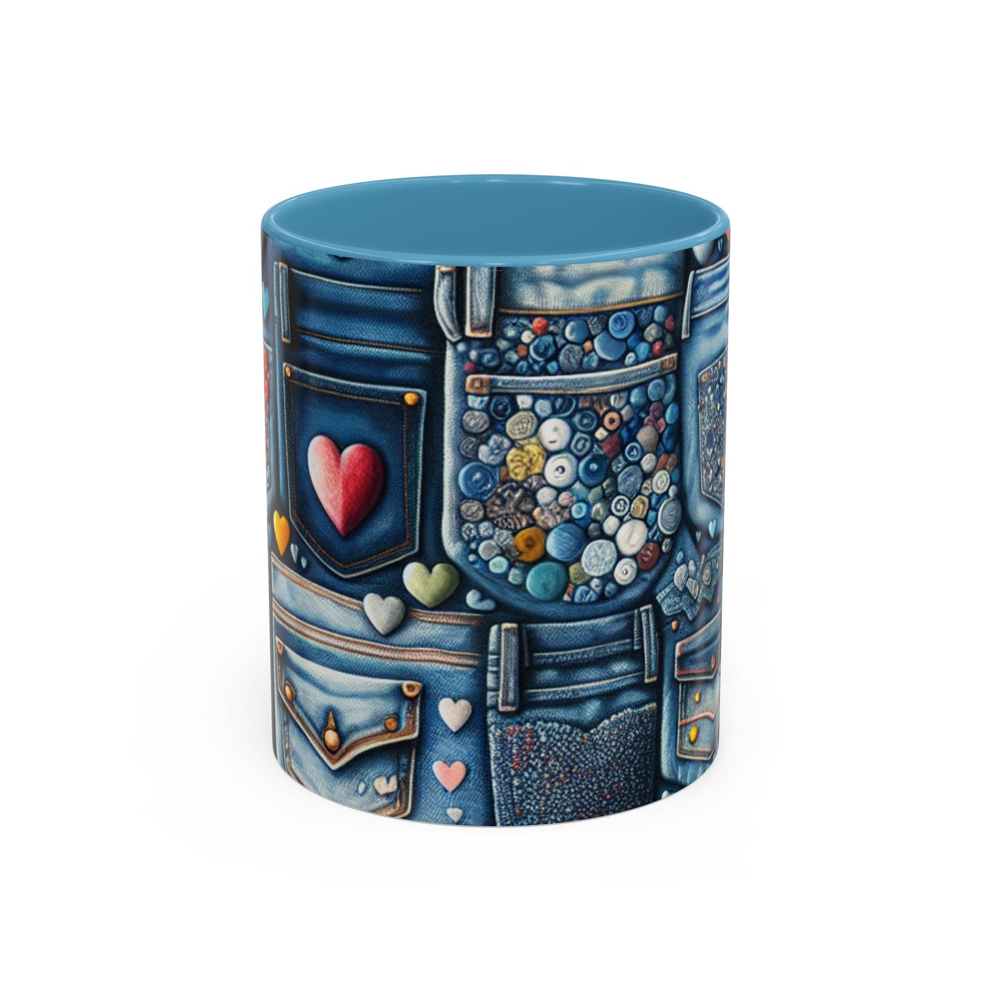 Accent Coffee Mug - BLUE JEANS - Vivienne Grace