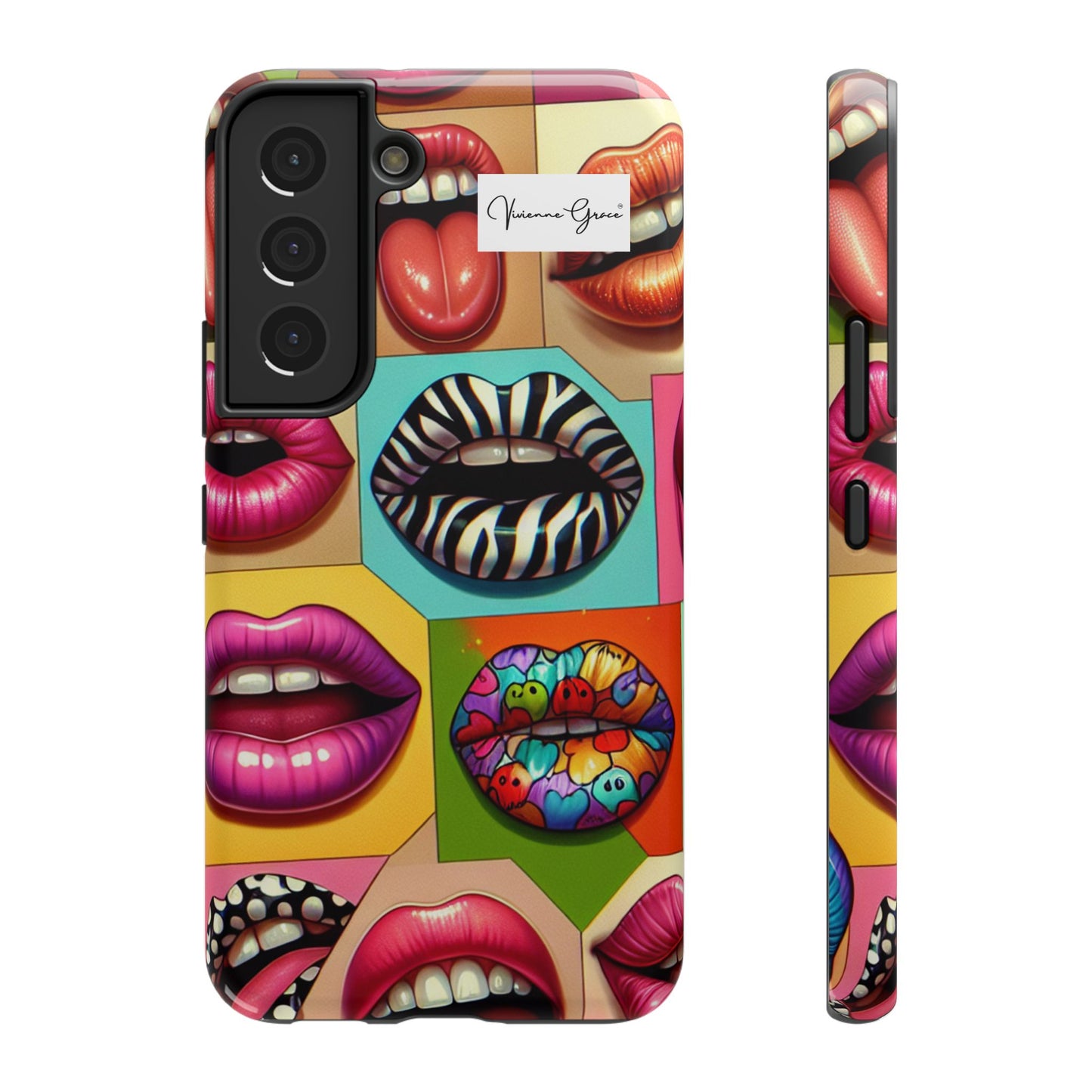Samsung Galaxy - Impact-Resistant Case - LIPS - Vivienne Grace