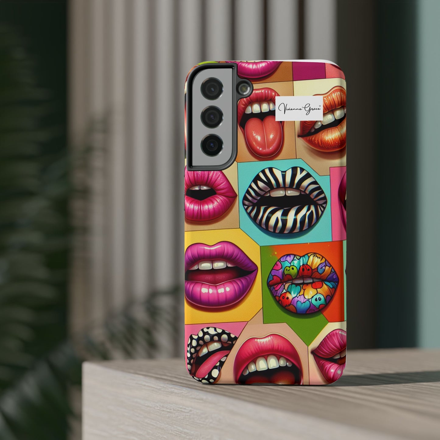Samsung Galaxy - Impact-Resistant Case - LIPS - Vivienne Grace