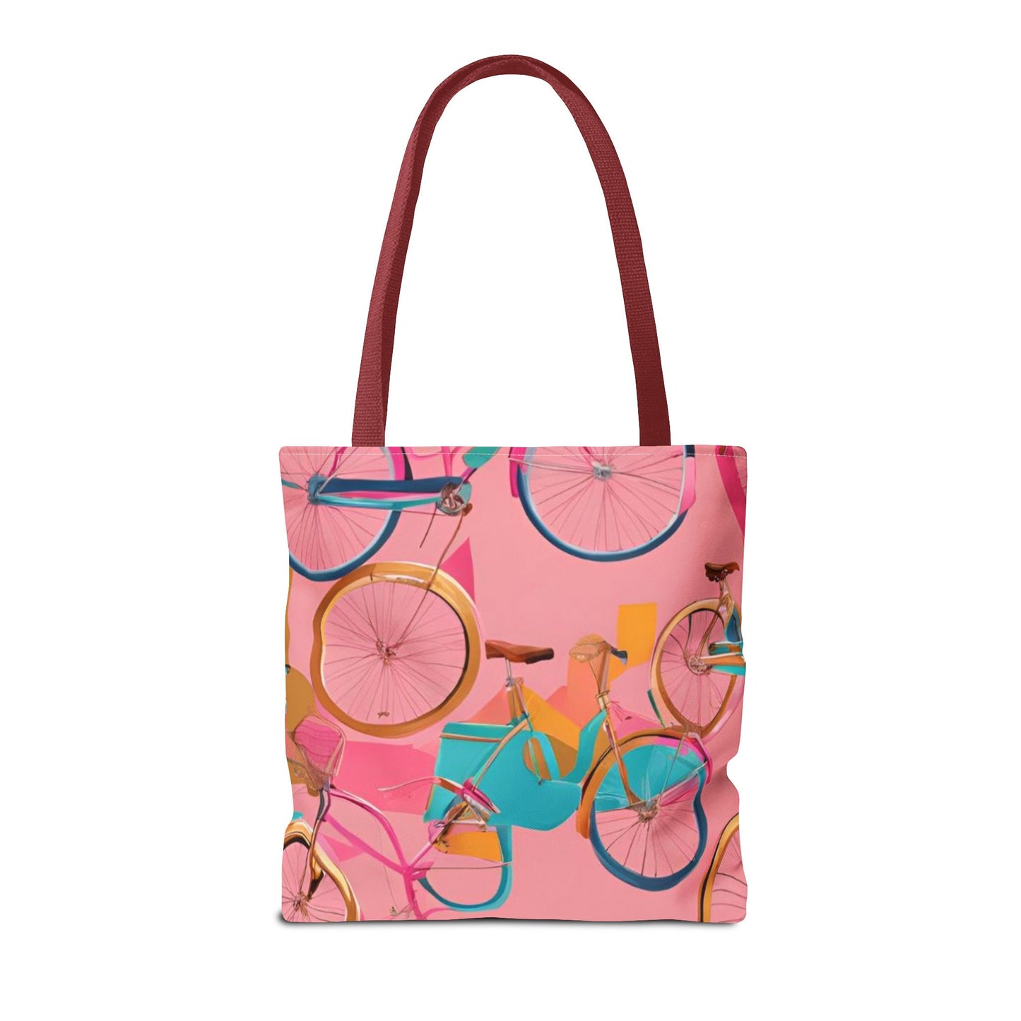 Tote Bag - Pink/Gold Bicycles - Vivienne Grace