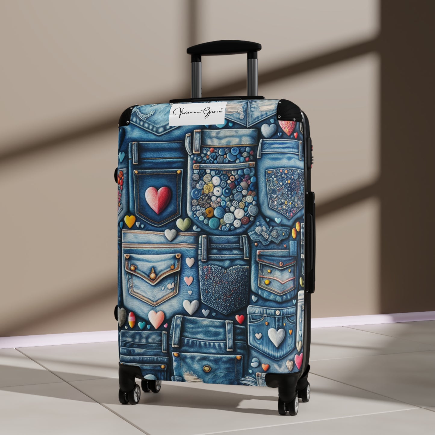 Suitcase - BLUE JEANS - Vivienne Grace