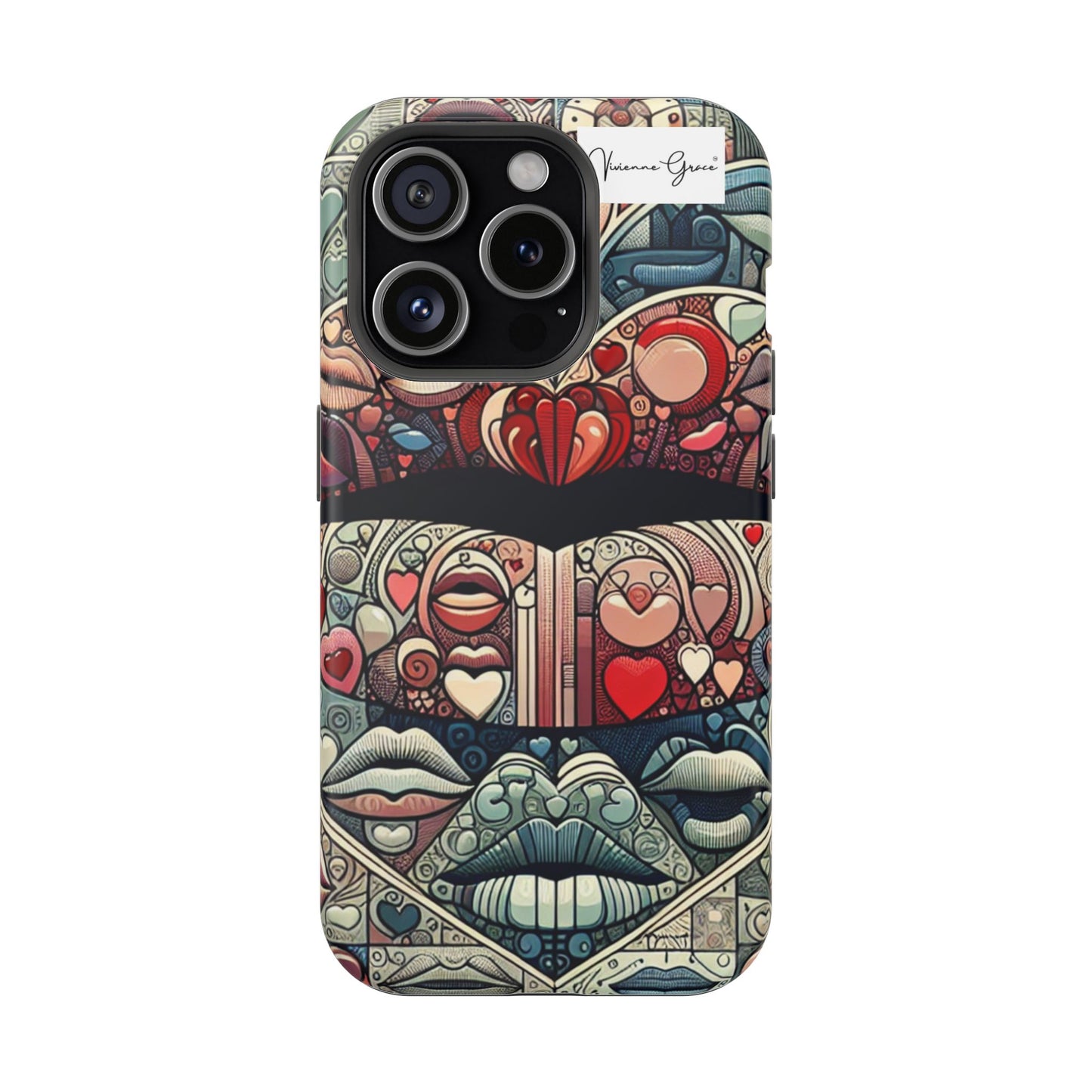 IPhone - Impact-Resistant Cases - BLUE LIPS - Vivienne Grace