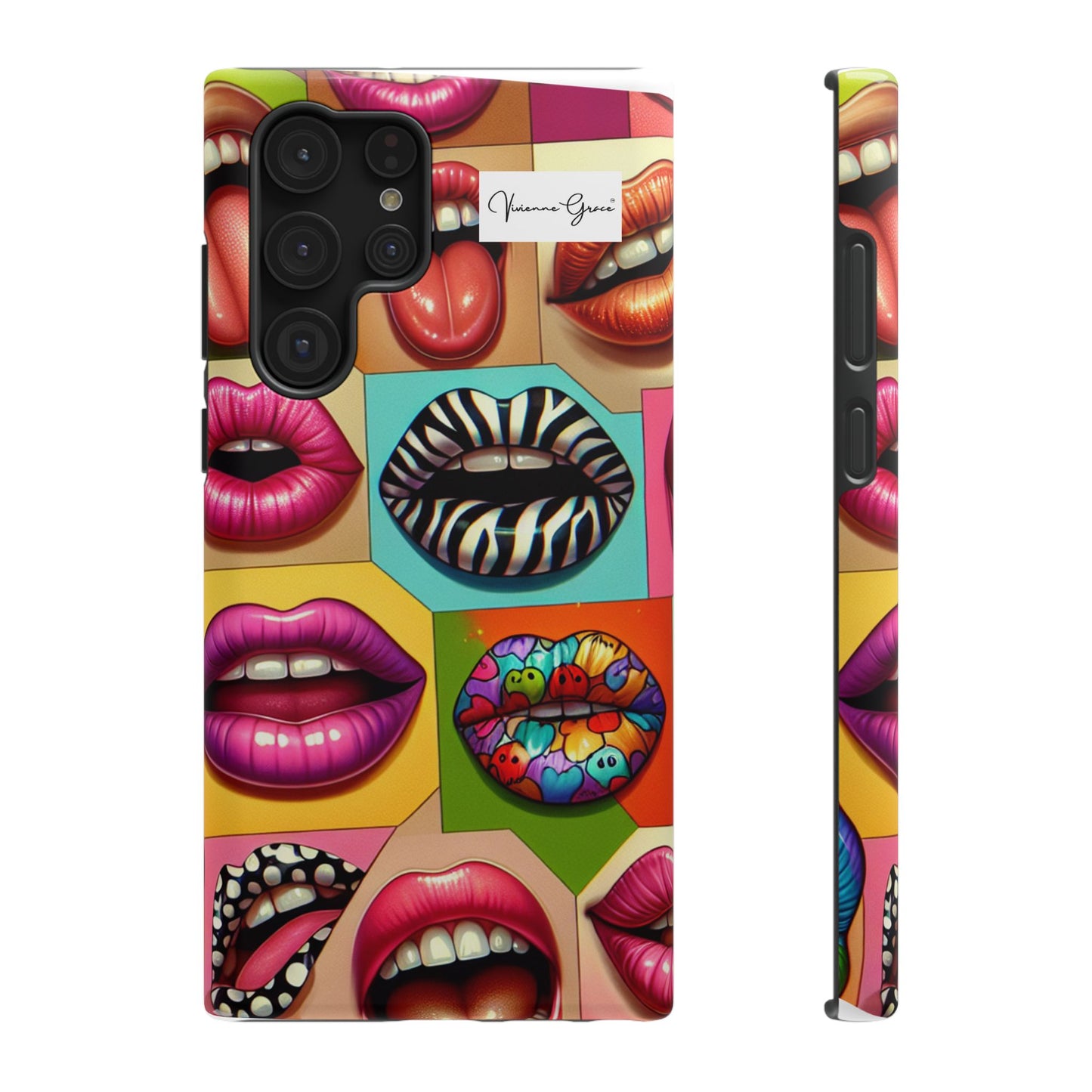 Samsung Galaxy - Impact-Resistant Case - LIPS - Vivienne Grace