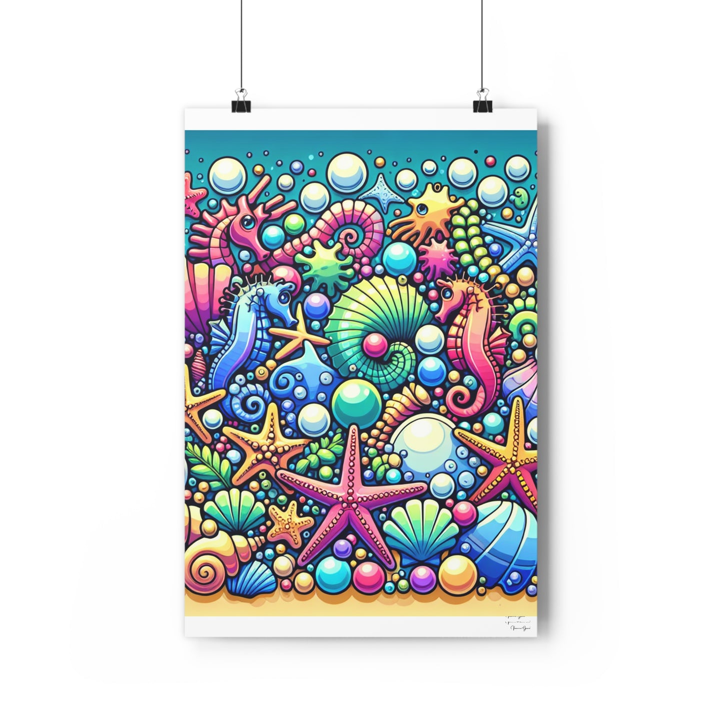 Giclée Art Print - BEACH BAUBLES