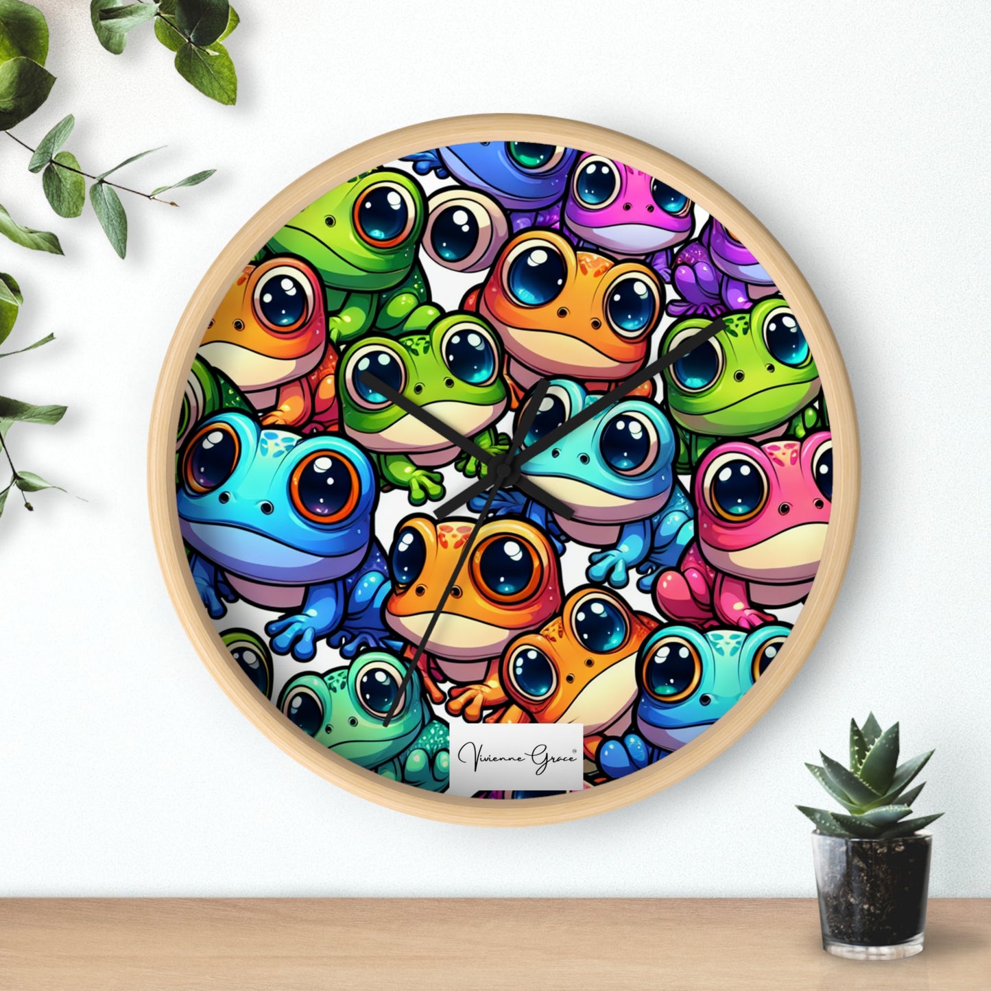 Wall Clock - FUN FROGS