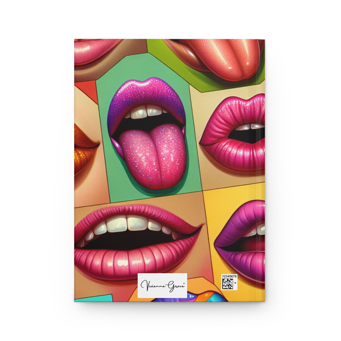 Hardcover Journal - LIPS - Vivienne Grace