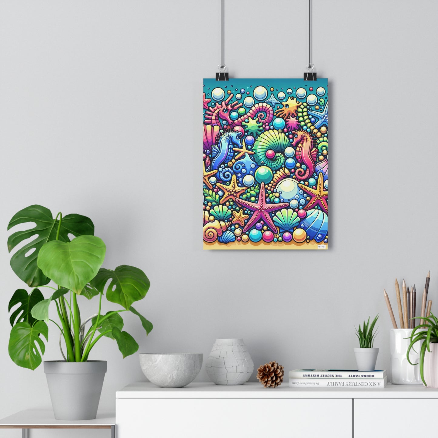 Giclée Art Print - BEACH BAUBLES
