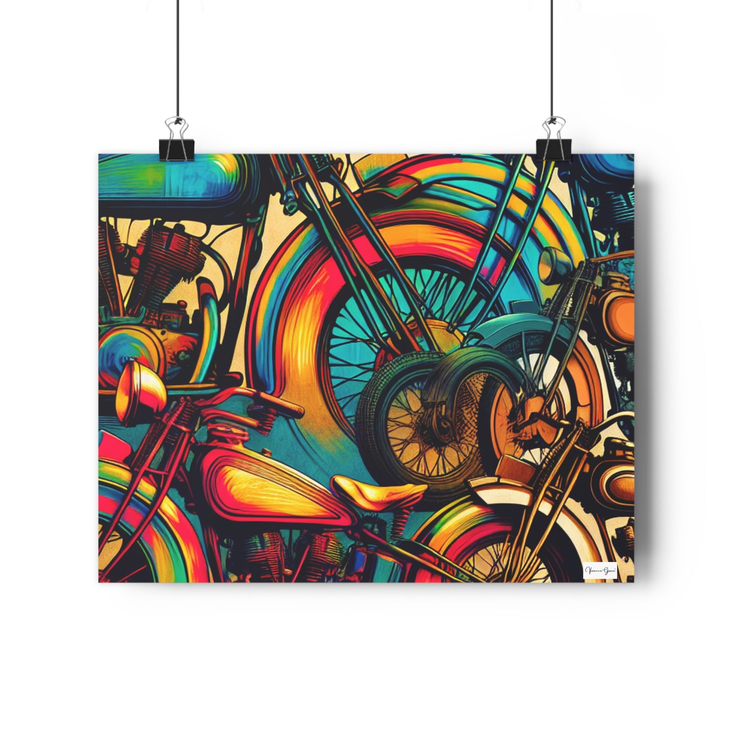 Giclée Art Print - Motorcycles - Vivienne Grace