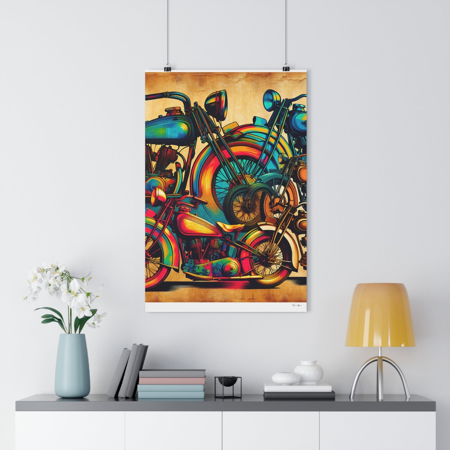 Giclée Art Print - Motorcycles - Vivienne Grace