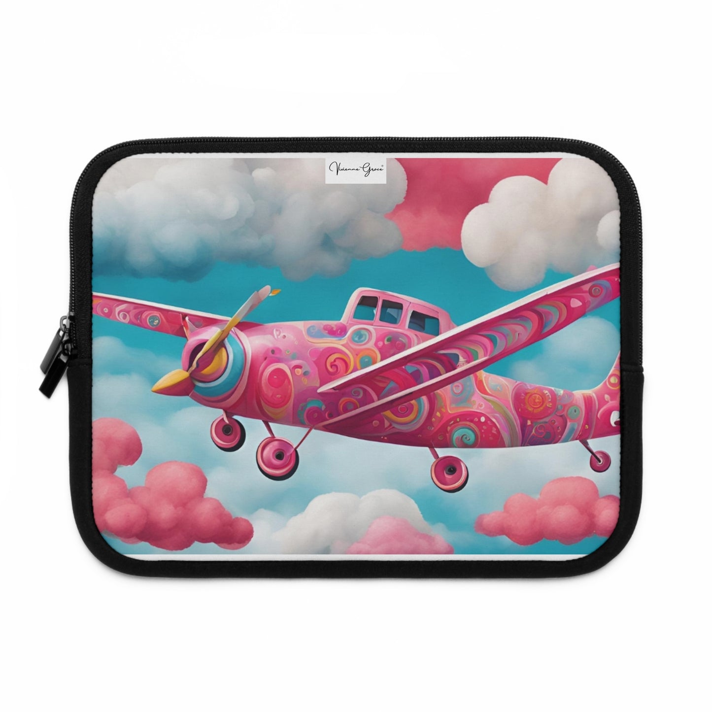 Laptop Sleeve - GROOVY PLANE - Vivienne Grace