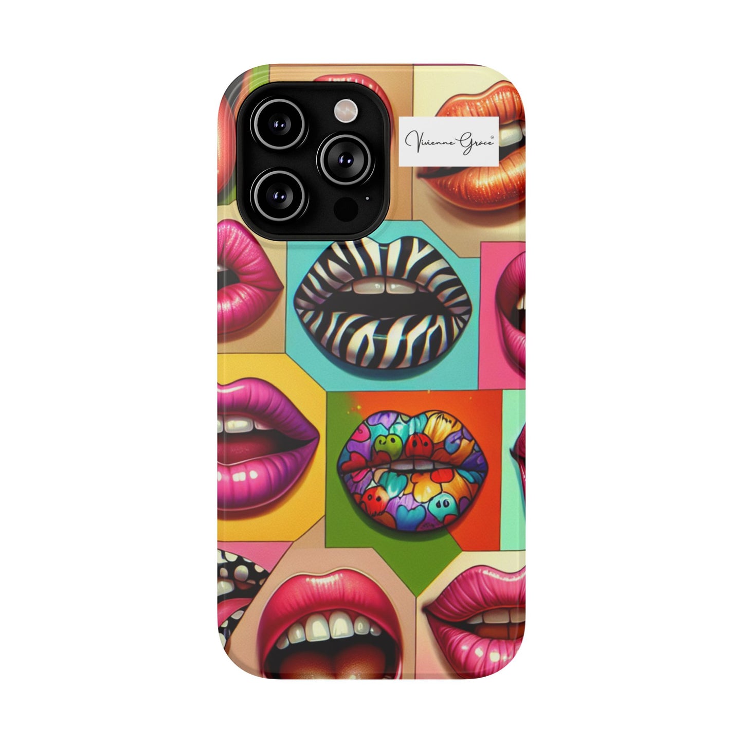 IPhone - Impact-Resistant Case - LIPS - Vivienne Grace