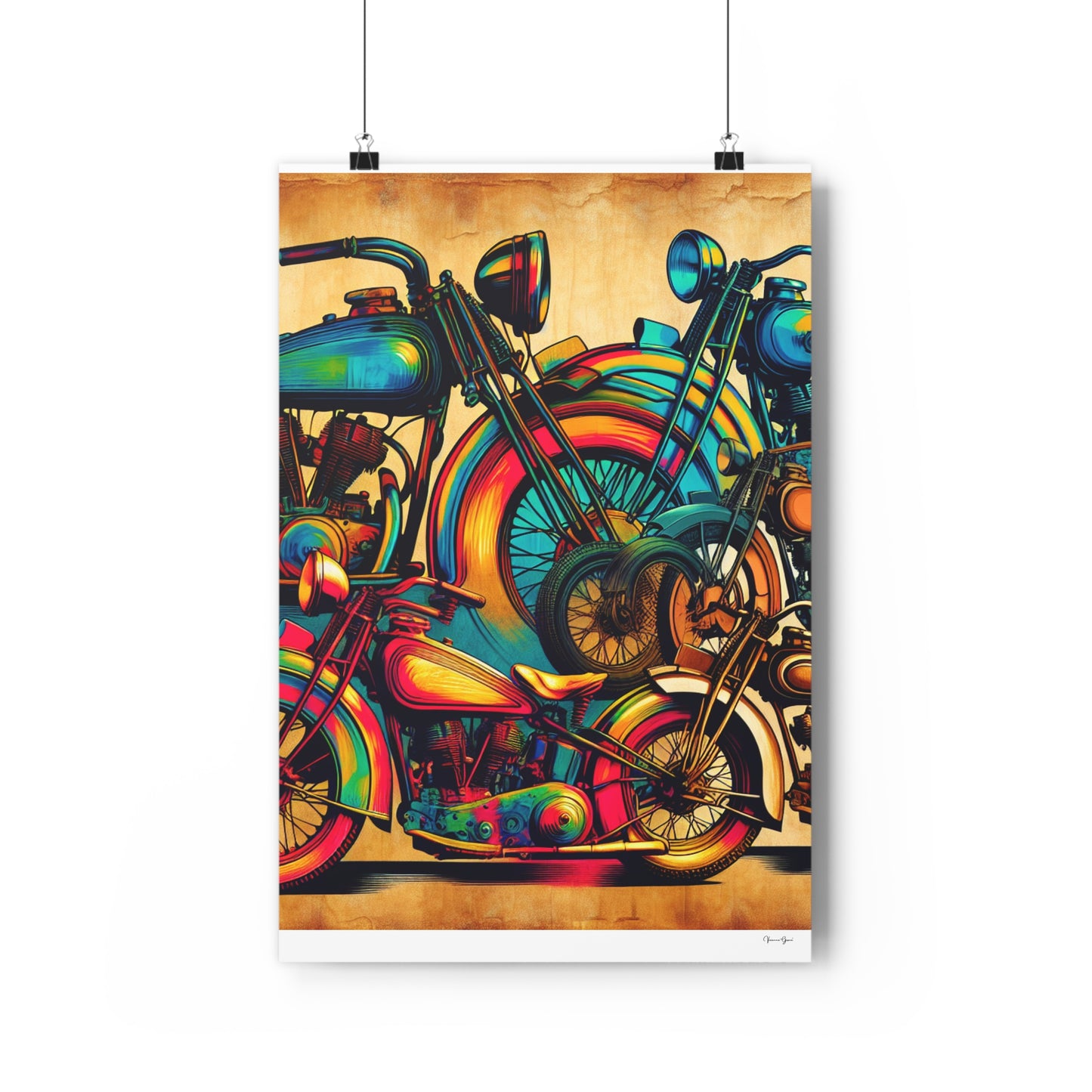 Giclée Art Print - Motorcycles - Vivienne Grace