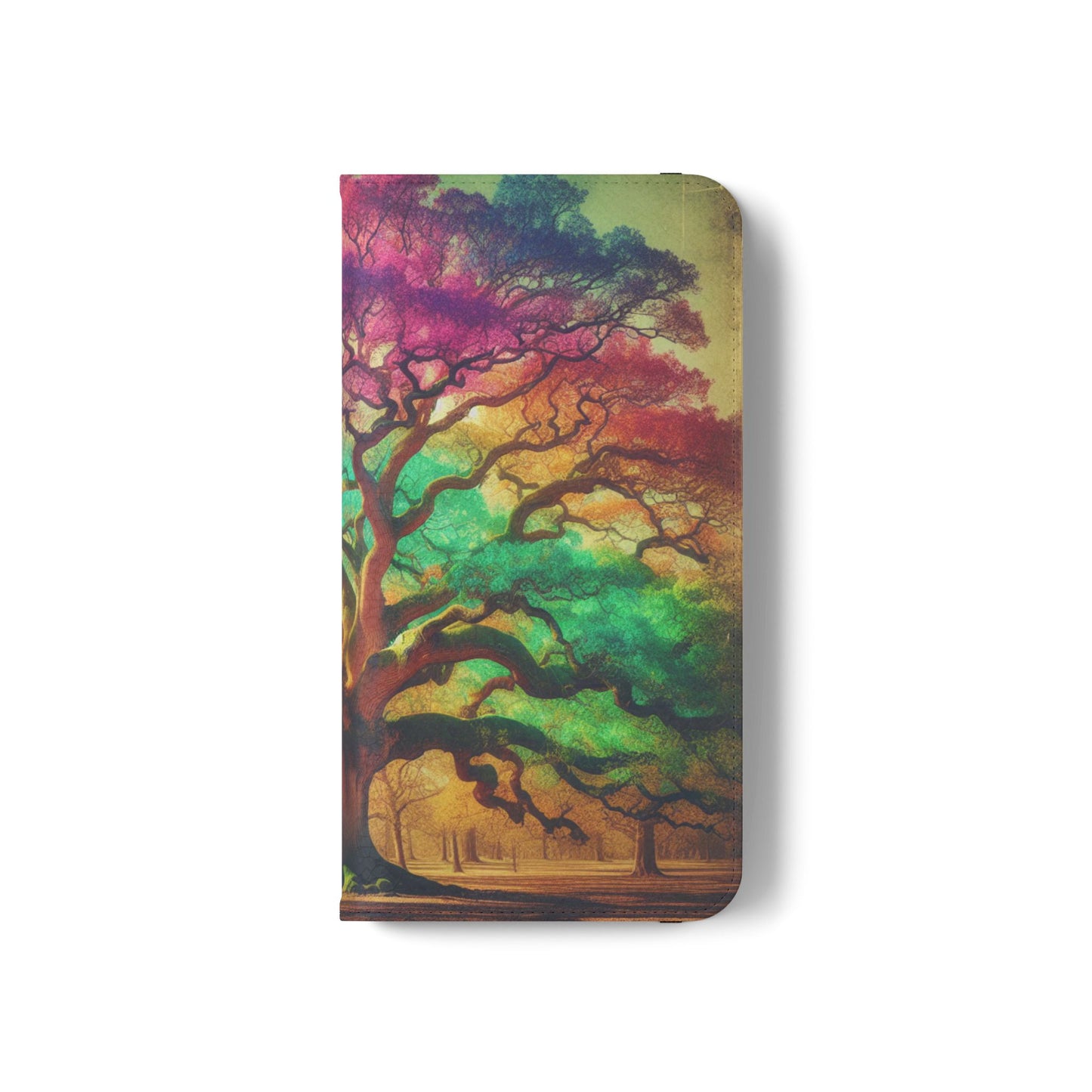 IPhone - Flip Case - COLORFUL OAK - Vivienne Grace