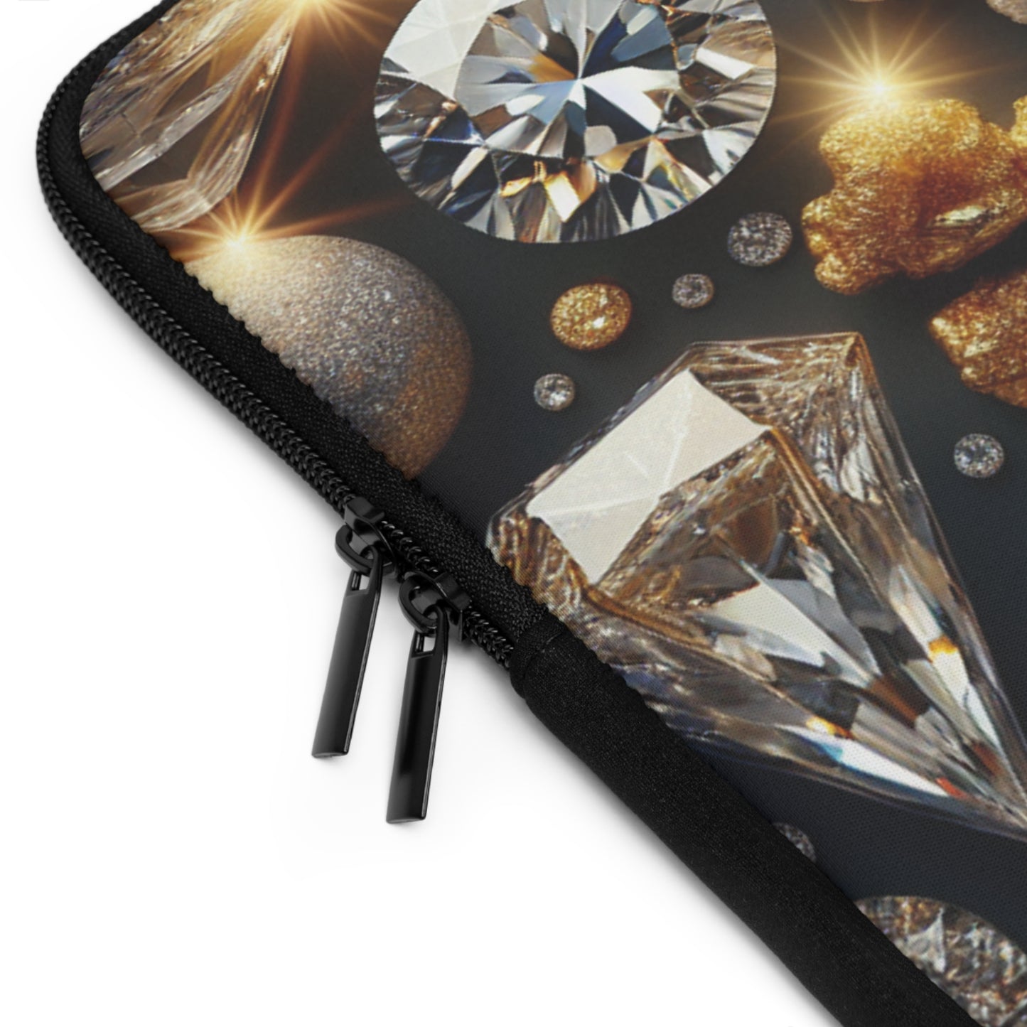 Laptop Sleeve - DIAMONDS & GOLD - Vivienne Grace