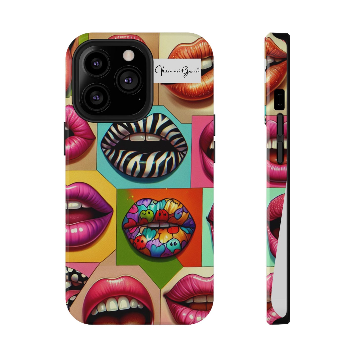 IPhone - Impact-Resistant Case - LIPS - Vivienne Grace