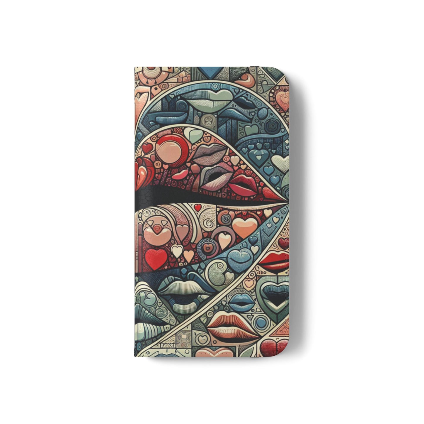 IPhone - Flip Case - BLUE LIPS - Vivienne Grace