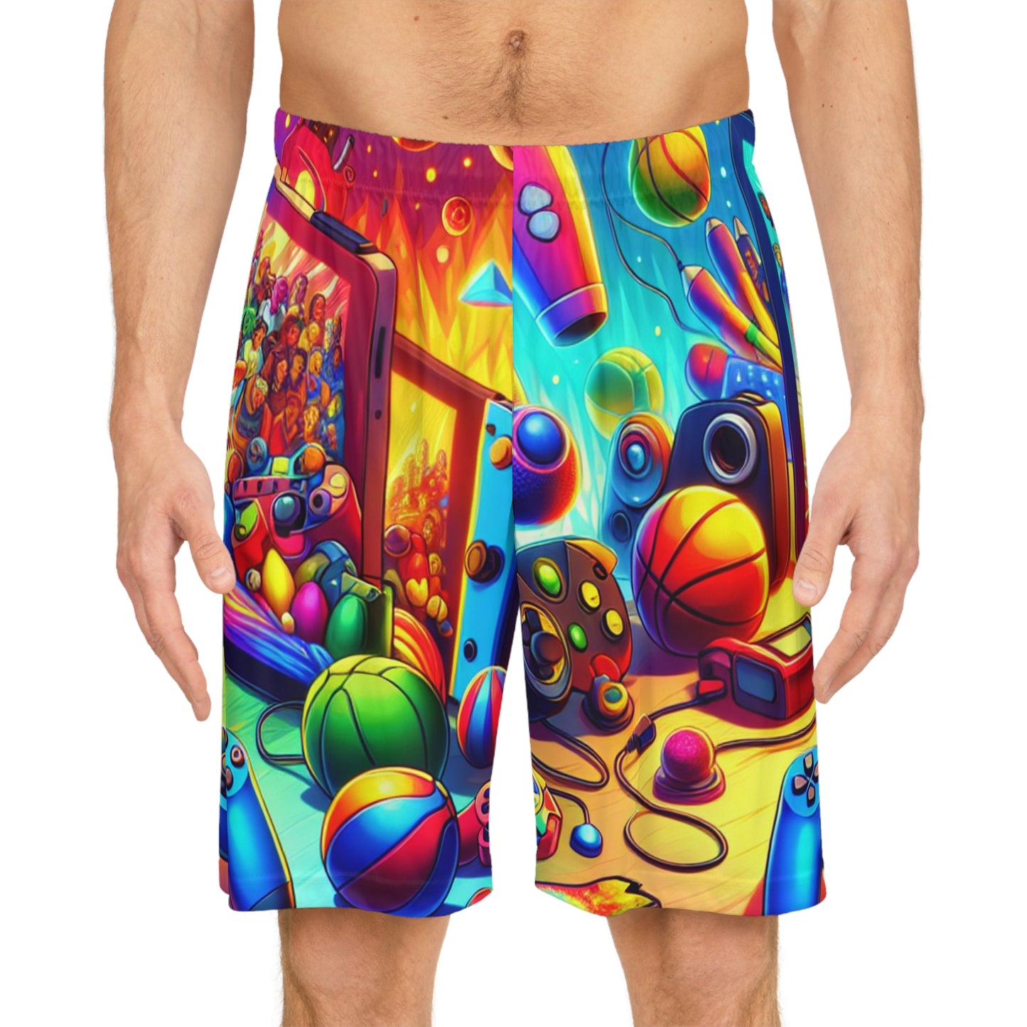 Basketball Shorts - Vibrant Gaming