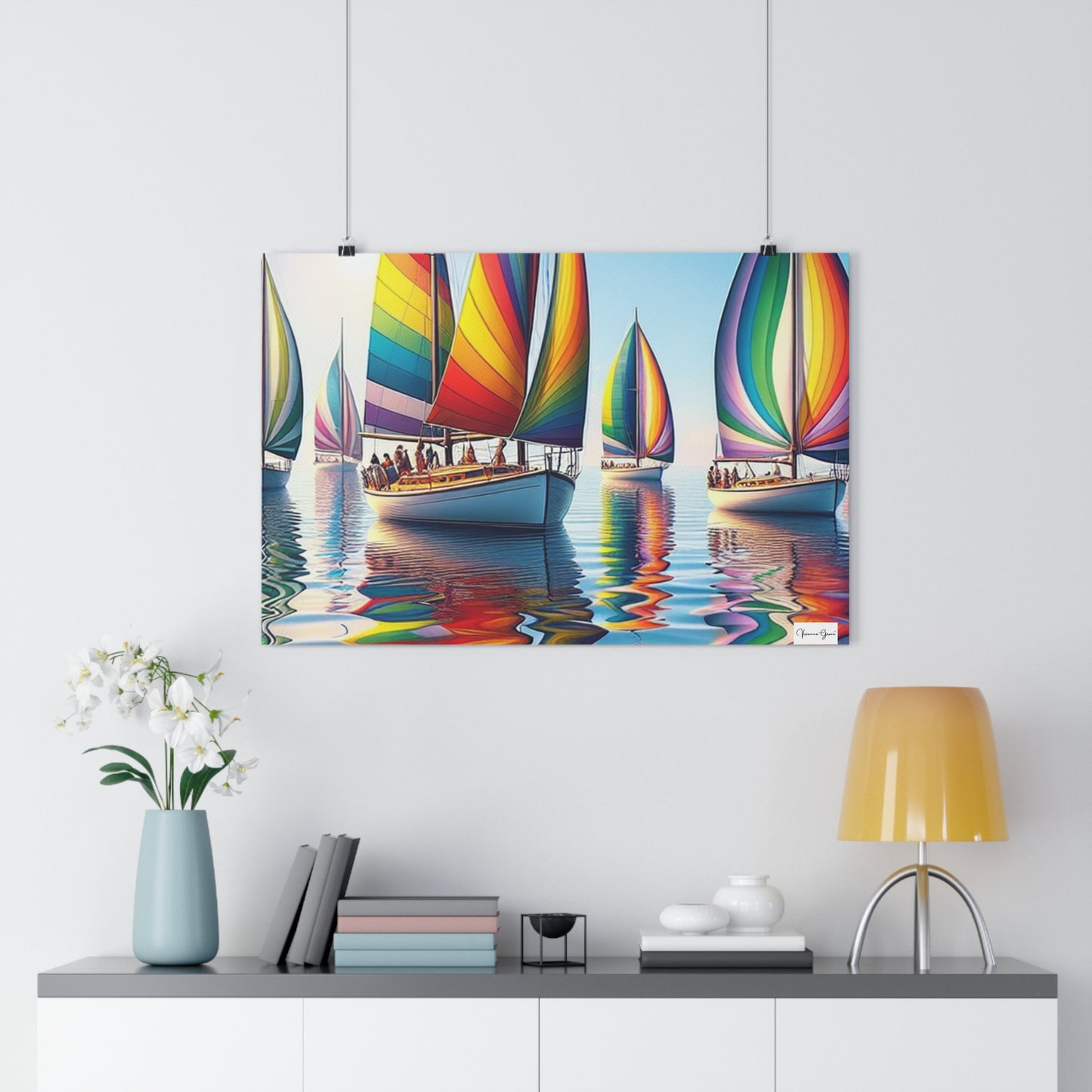 Giclée Art Print - SAILBOATS - Vivienne Grace