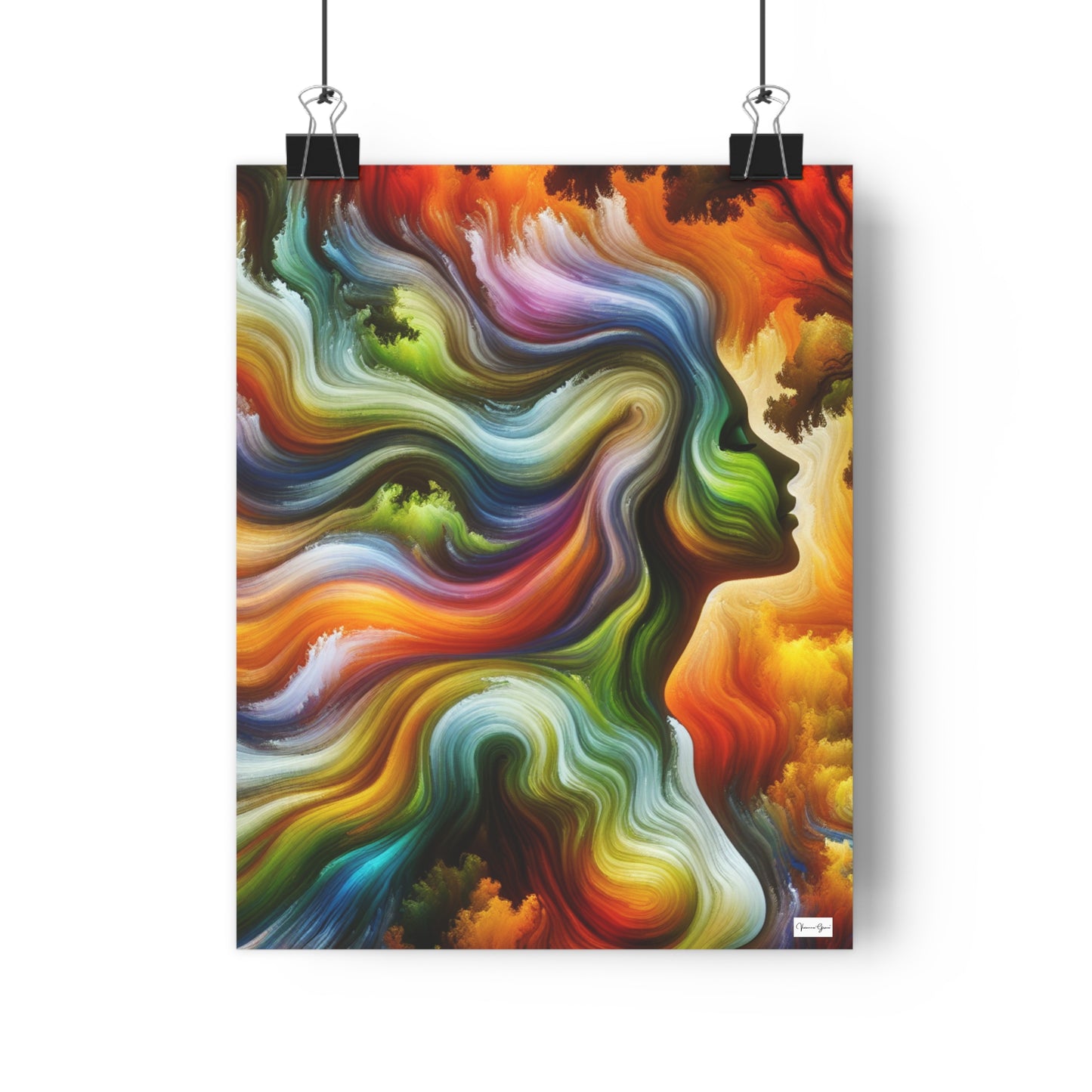Giclée Art Print - Into The Wind - Vivienne Grace