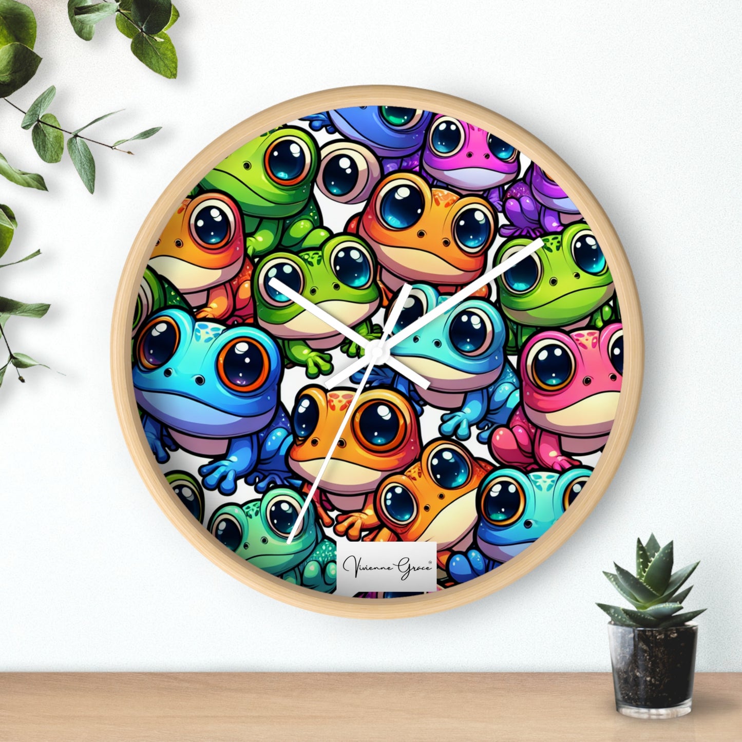 Wall Clock - FUN FROGS