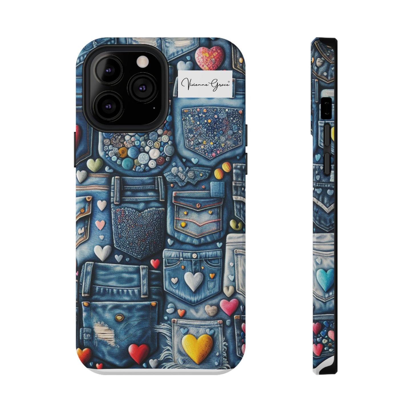 IPhone - Impact-Resistant Case - BLUE JEANS