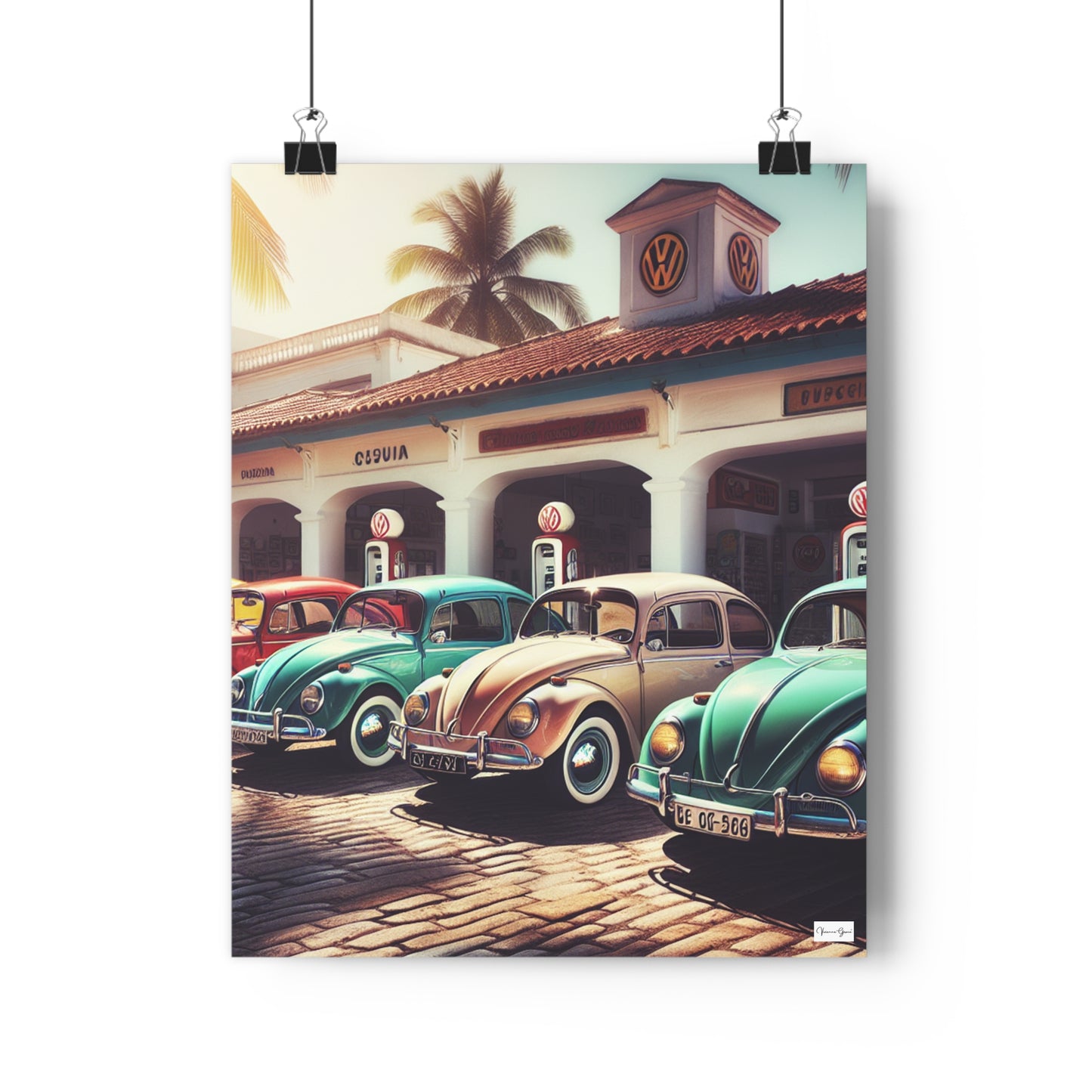 Giclée Art Print - VW BUG - Vivienne Grace