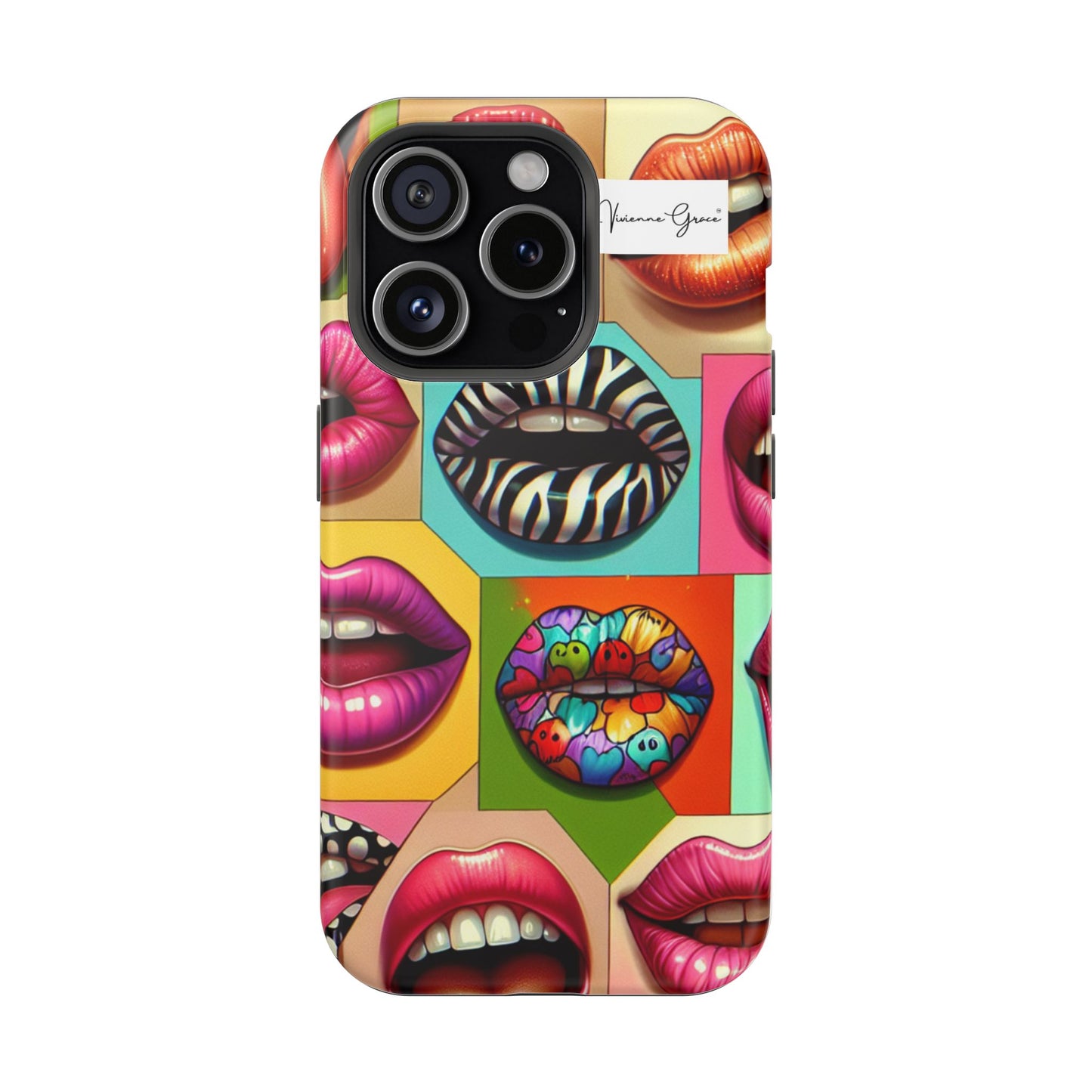 IPhone - Impact-Resistant Case - LIPS - Vivienne Grace