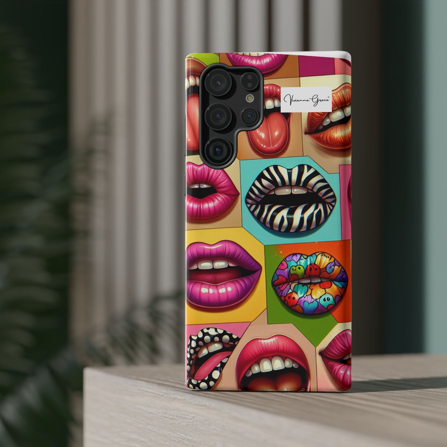Samsung Galaxy - Impact-Resistant Case - LIPS - Vivienne Grace