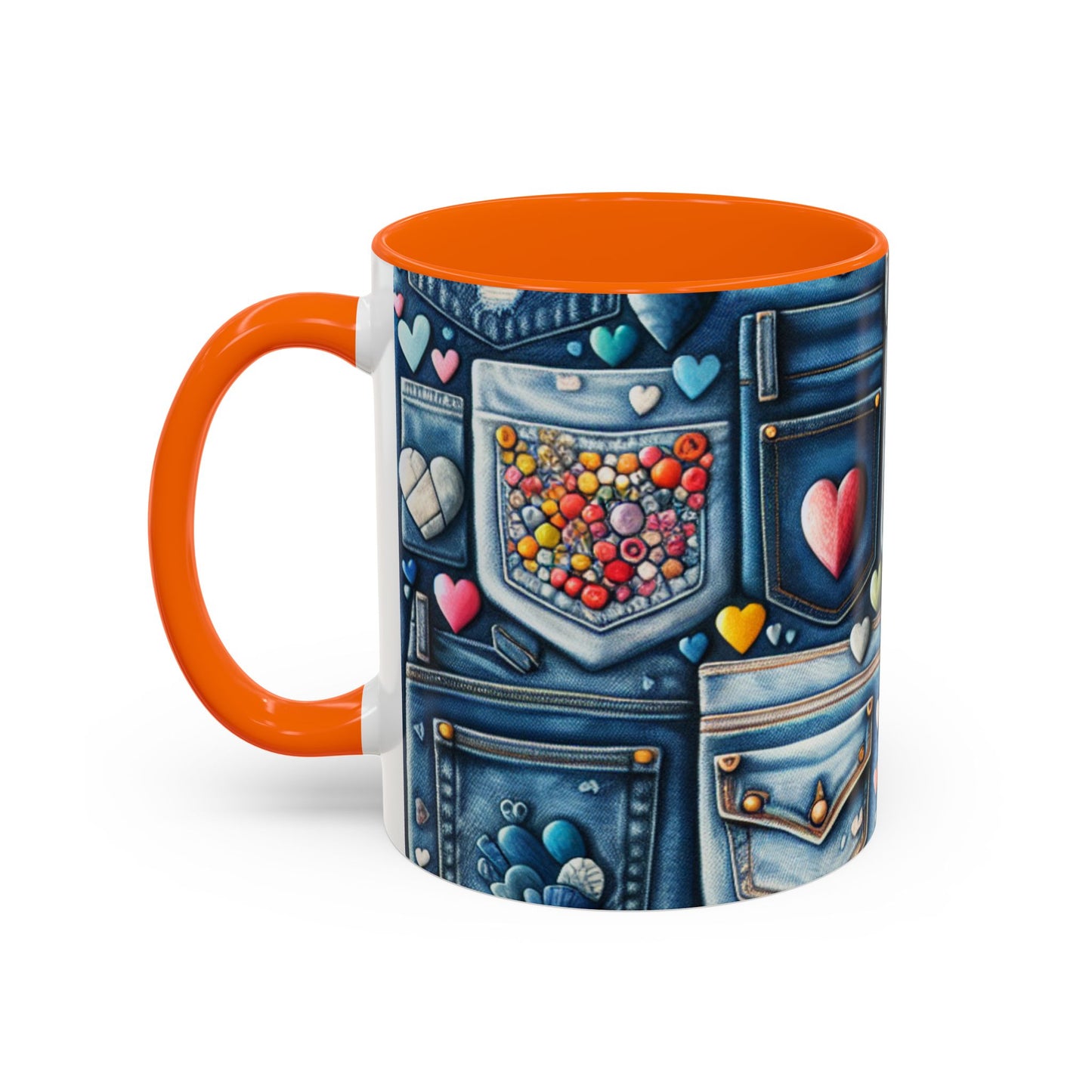 Accent Coffee Mug - BLUE JEANS - Vivienne Grace