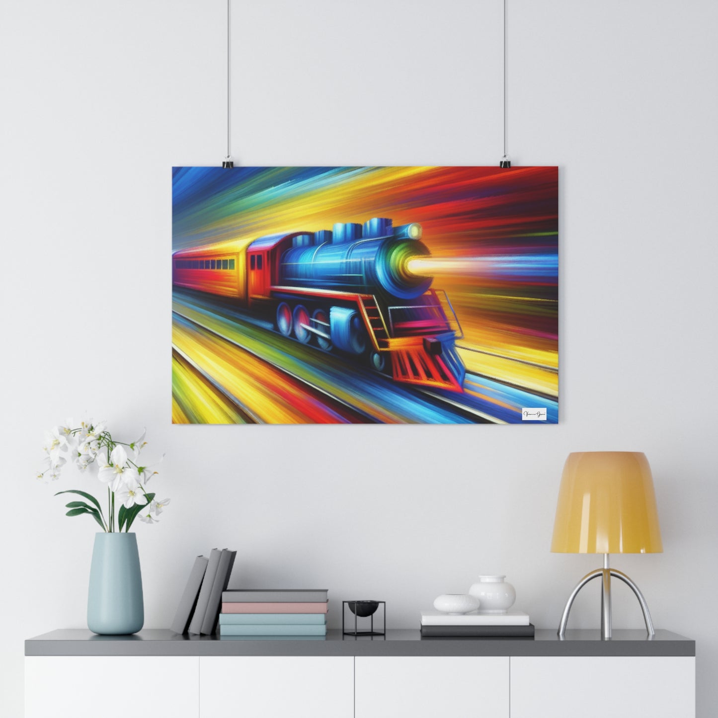 Giclée Art Print - The Train - Vivienne Grace