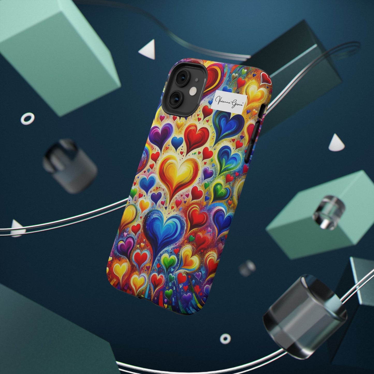 IPhone - Impact-Resistant Case - BRIGHT HEARTS - Vivienne Grace