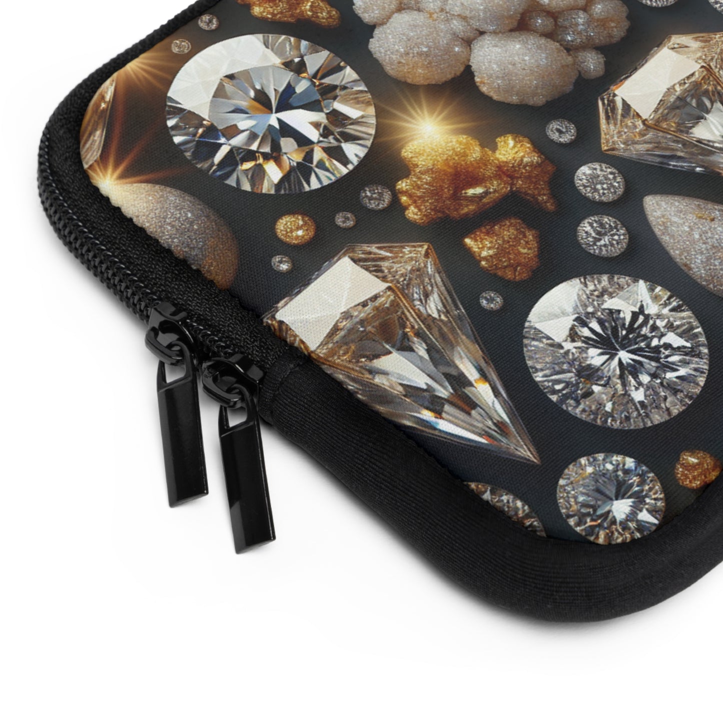 Laptop Sleeve - DIAMONDS & GOLD - Vivienne Grace